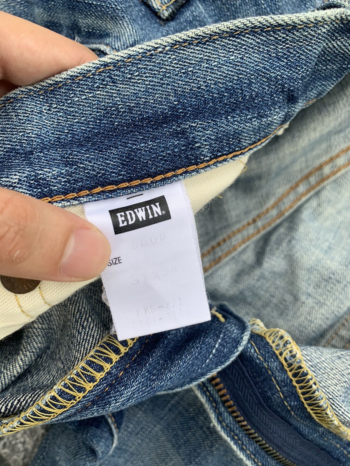 Kapital VINTAGE EDWIN 505X SELVEDGE JAPANESE DISTRESSED DENIM Size US 31 - 19 Thumbnail