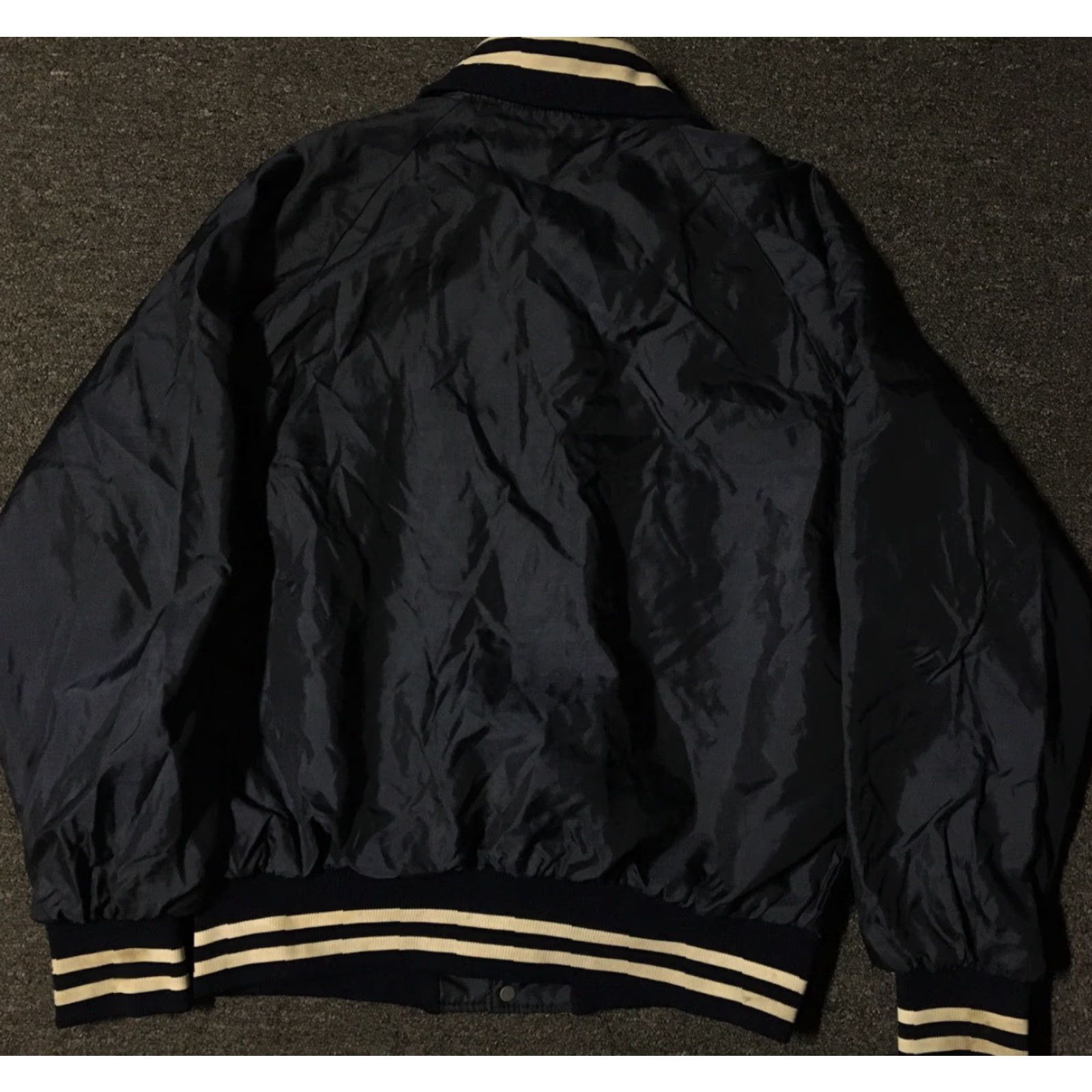 Vintage VINTAGE DECA Satin Jacket Mens L Blue 70s 80s School Varsity Football Grunge Punk United States Size US L / EU 52-54 / 3 - 7 Thumbnail