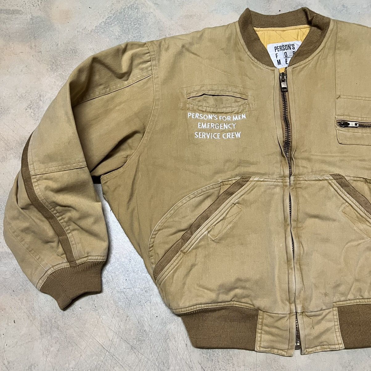 Japanese Brand Person’s For Men Big Logo Bomber Jacket Size US M / EU 48-50 / 2 - 5 Thumbnail