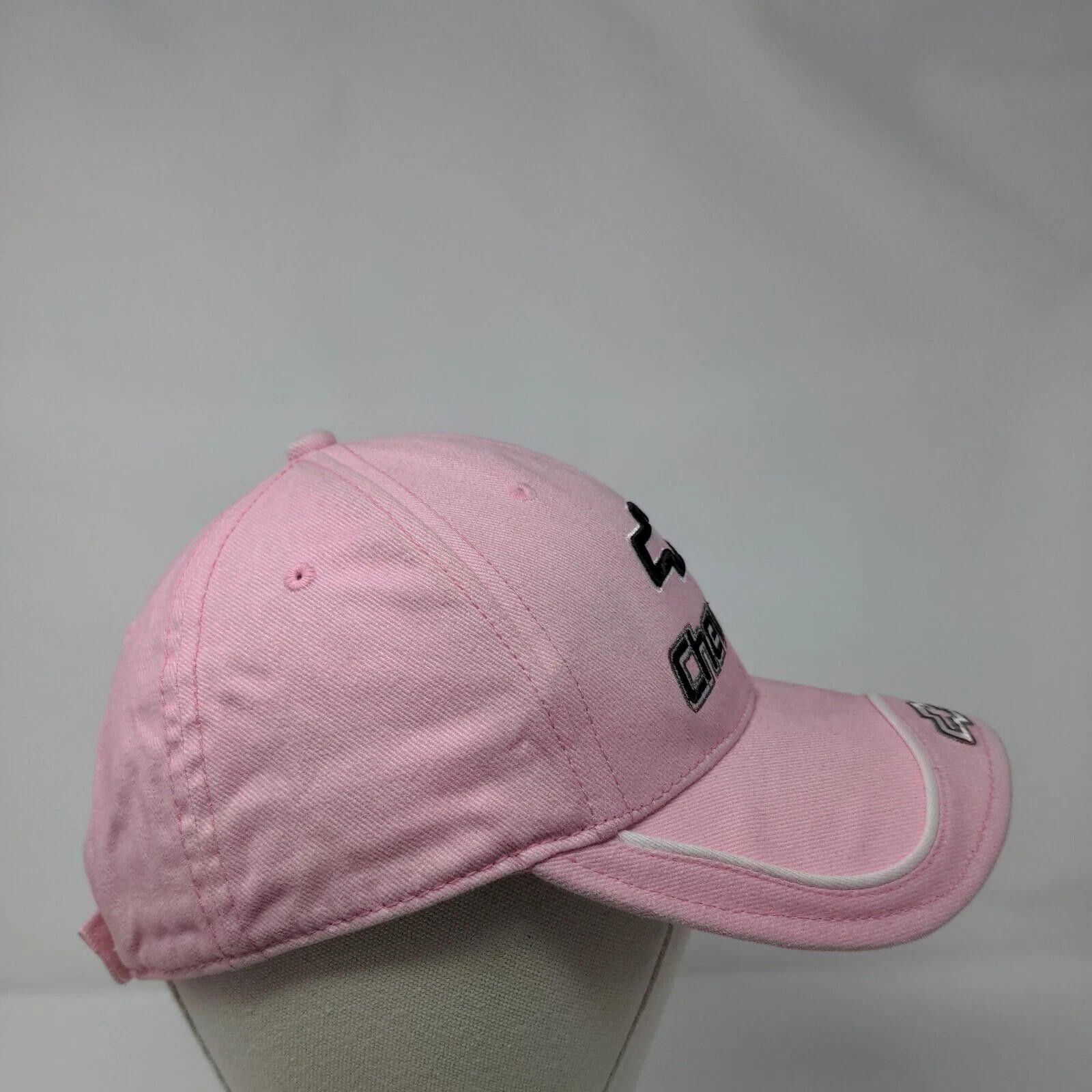 Chevrolet 2000s Chevrolet Logo Pink Strapback Hat Racing GM OSFA Clean Size ONE SIZE - 3 Thumbnail