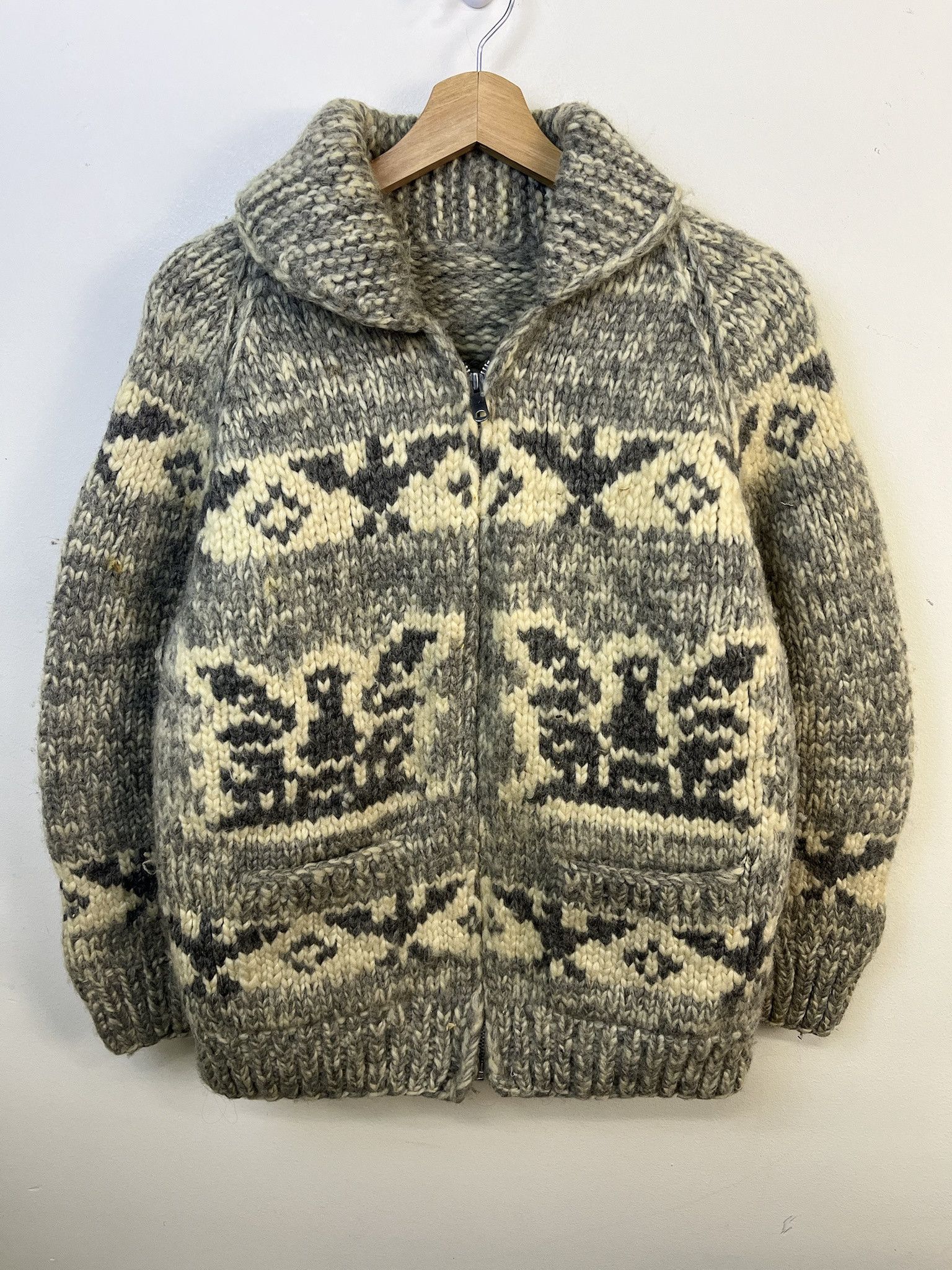 B*E様 70s vintage Cowichan sweater B*E様 70s vintage Cowichan sweater Vintage 60-70S Horse