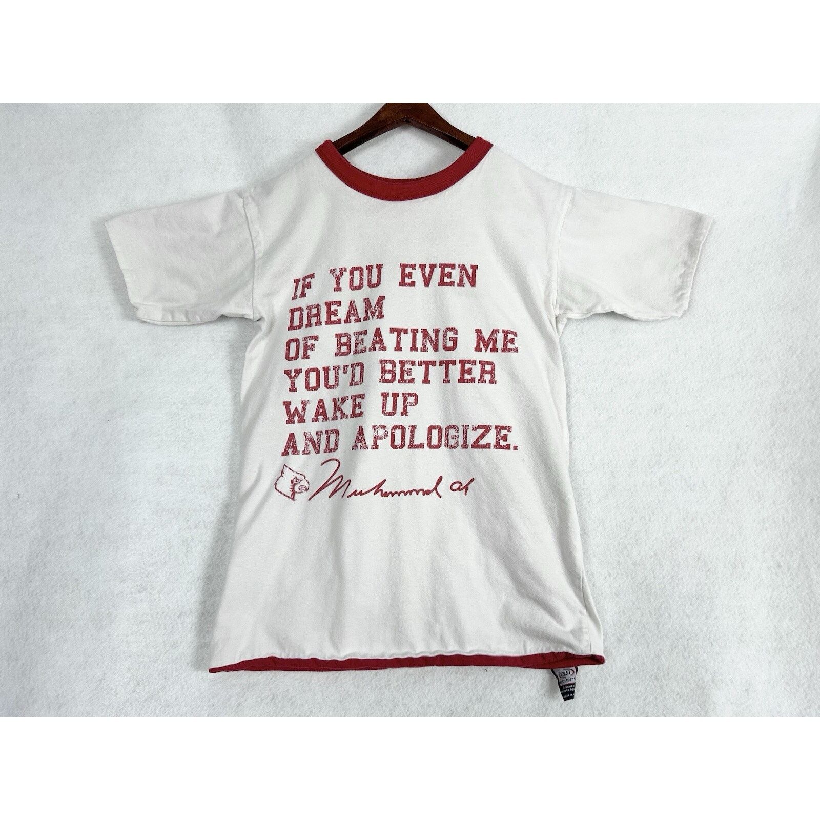 Vintage Rare Vintage Muhammad Ali Hip Hop Reversible Shirt USA Small Size US S / EU 44-46 / 1 - 1 Thumbnail