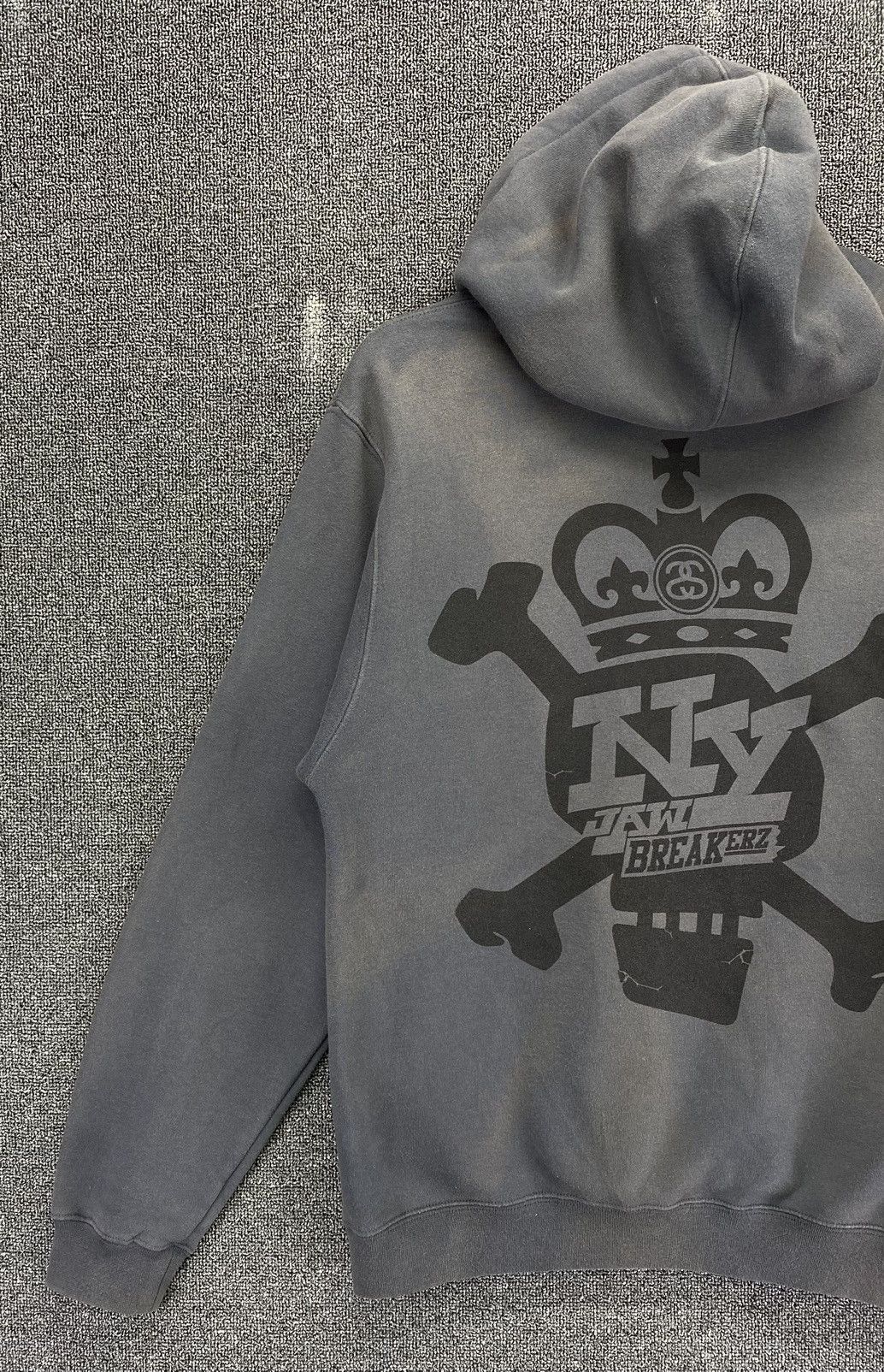 Stussy Vintage Stussy NY Jaw Breakerz Hoodie Sweatshirt Size US S / EU 44-46 / 1 - 3 Thumbnail