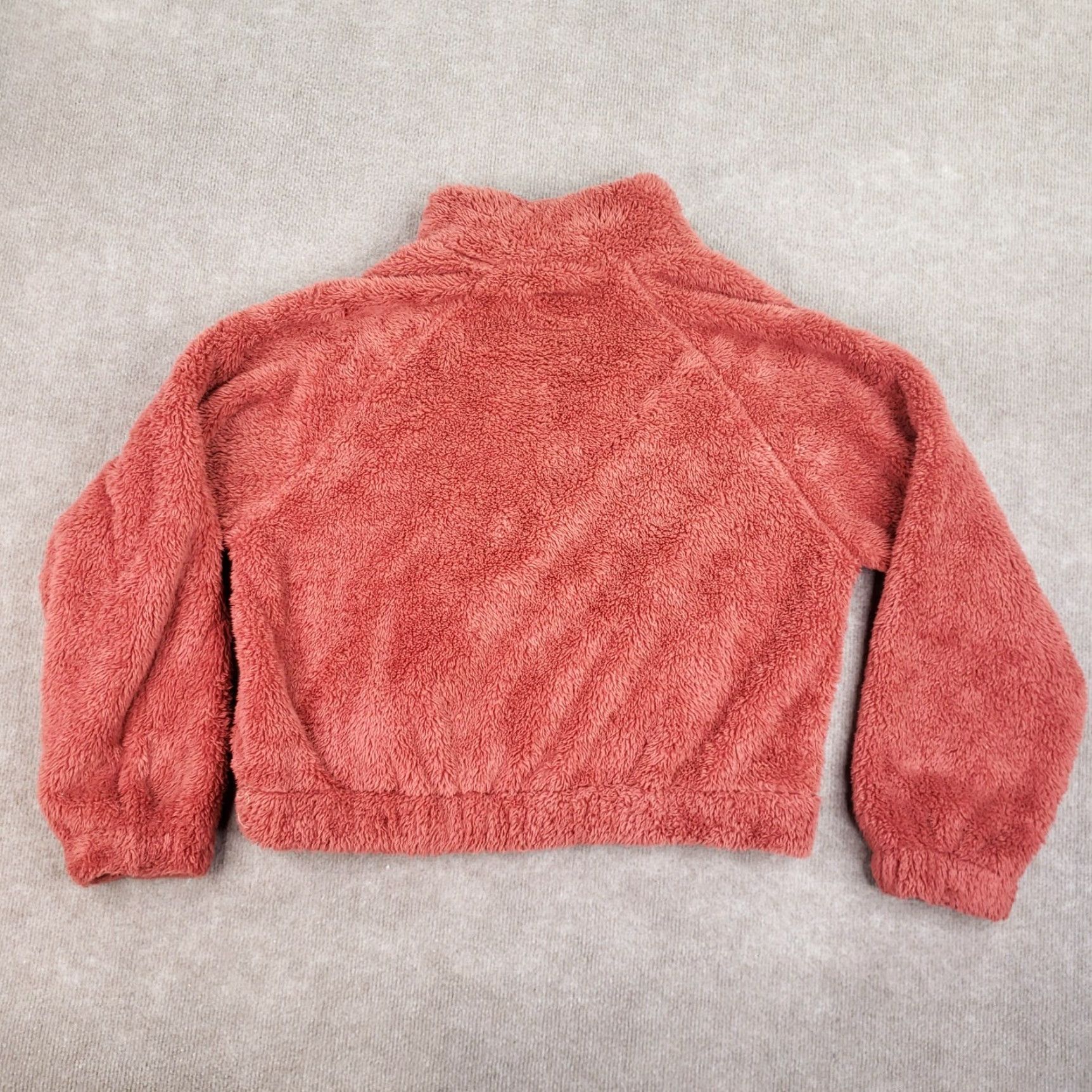 Vintage Aero Fleece 1/4 Zip Pullover Womens XL Long Sleeve Burnt Orange Sweater Size XL / US 12-14 / IT 48-50 - 7 Thumbnail