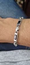 Jewelry × Vintage Silver Grass Pattern Bracelet Minimalist Style Size ONE SIZE - 4 Thumbnail