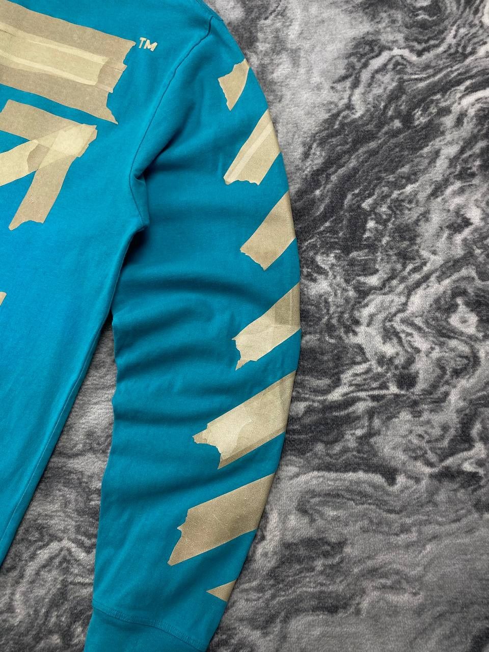 Off-White Off-White Tape Arrows Long Sleeve Big Logo Men Size XL Blue Size US XL / EU 56 / 4 - 7 Thumbnail
