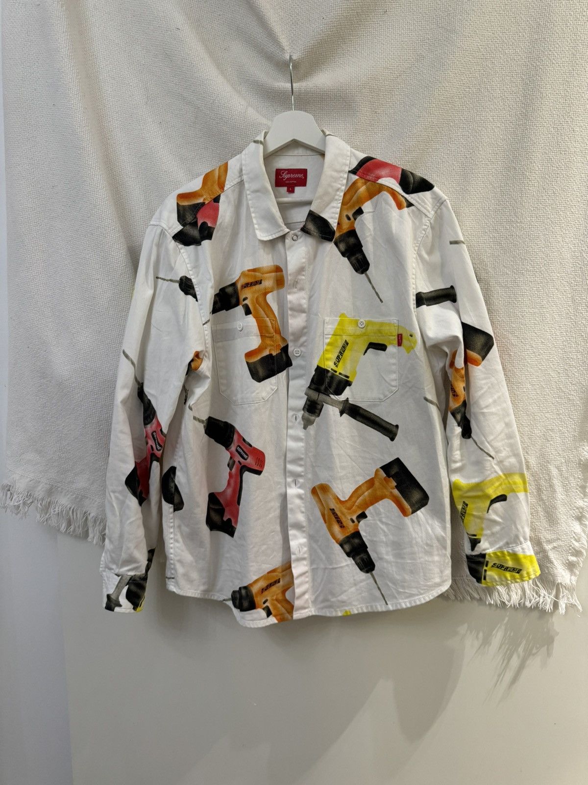Supreme Supreme Drill Work Shirt SS19 | Grailed