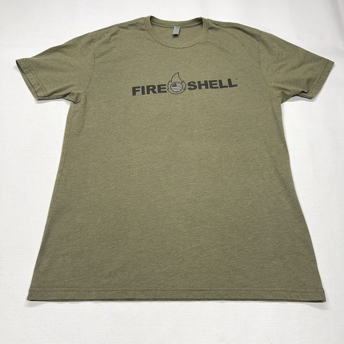 Other Fire Shell Tee Shirt Green Logo Graphic Flag Size US L / EU 52-54 / 3 - 1 Thumbnail