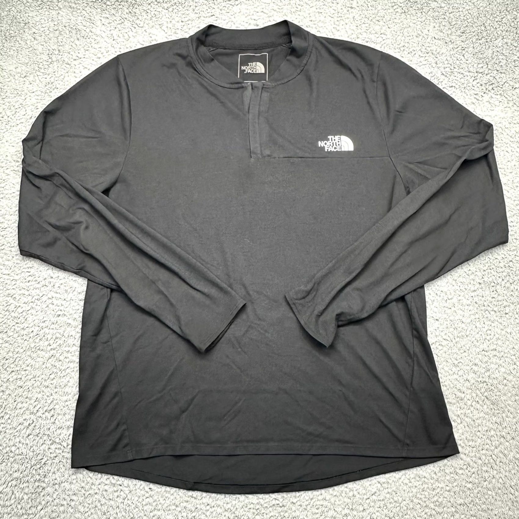 The North Face The North Face NF0A4QOS Mens Large Black Active Trail Henley L/S Shirt 721207 Size US L / EU 52-54 / 3 - 2 Thumbnail