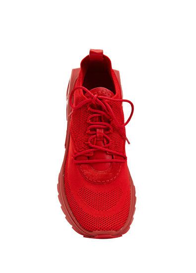 Salvatore Ferragamo o1s1rm1224 Mesh Textured Sneakers in Red Size US 11.5 / EU 44-45 - 4 Thumbnail