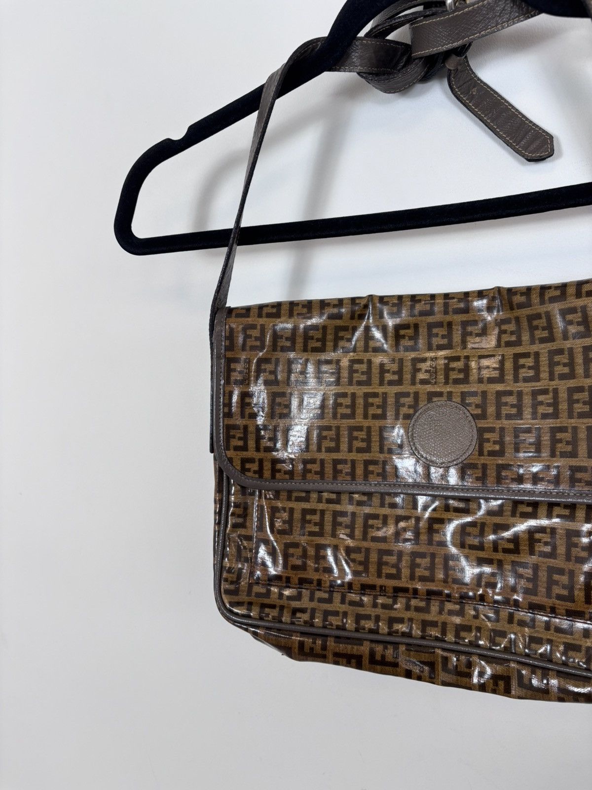 Fendi Vintage Fendi Zucchino Orange Brown Monogram Shoulder Bag Size ONE SIZE - 3 Thumbnail