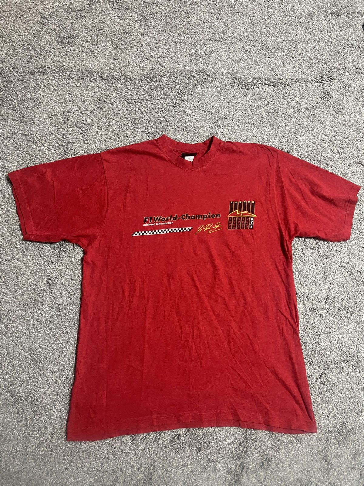Formula 1 × Vintage FERRARI SCHUMACHER 2003 VINTAGE F1 TEAM WORLD CHAMPION L Size US L / EU 52-54 / 3 - 2 Thumbnail