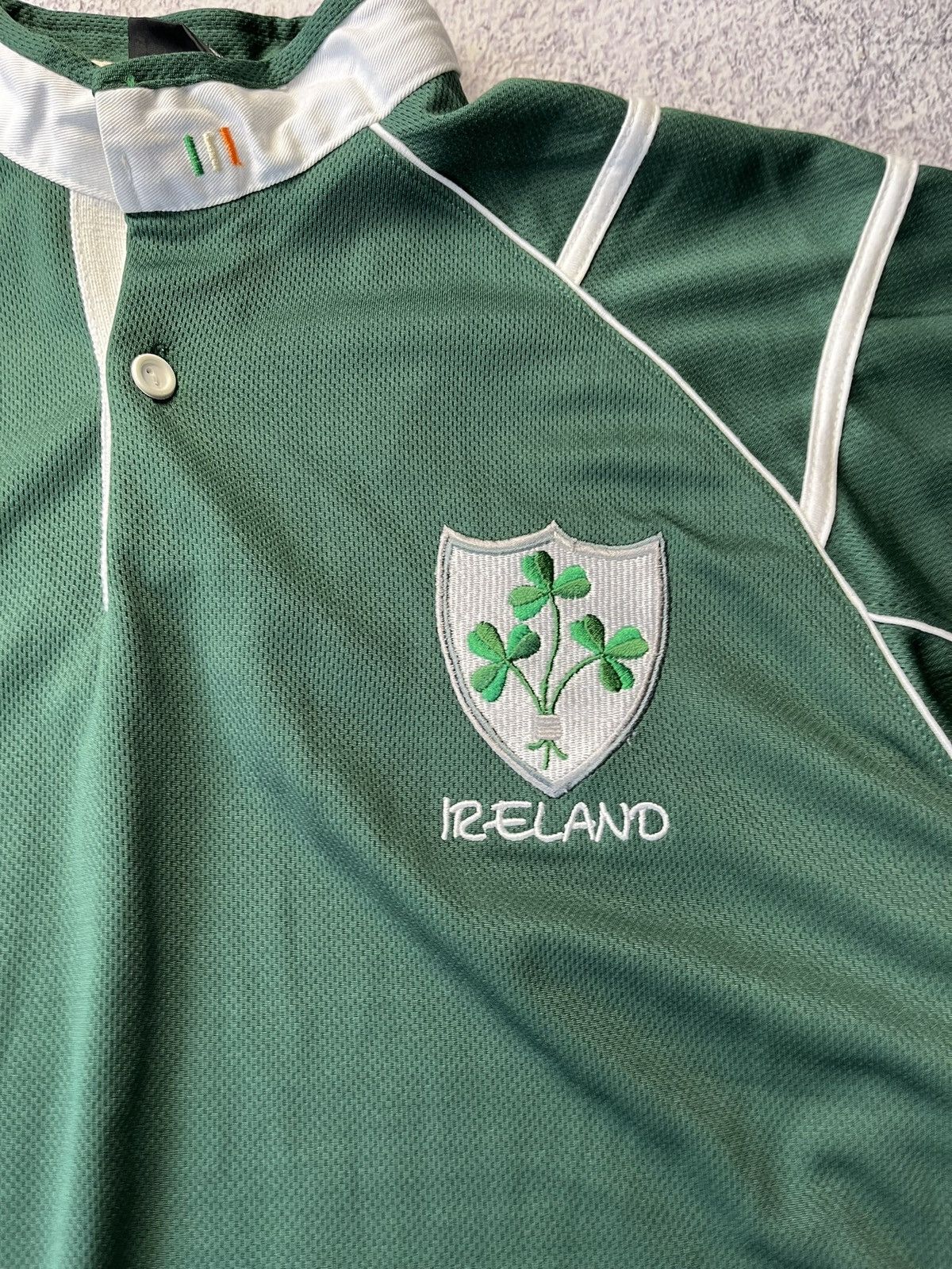 Vintage MENS LFR IRELAND Rugby For Rugby Irish Heavy Duty JERSEY Size US L / EU 52-54 / 3 - 15 Thumbnail