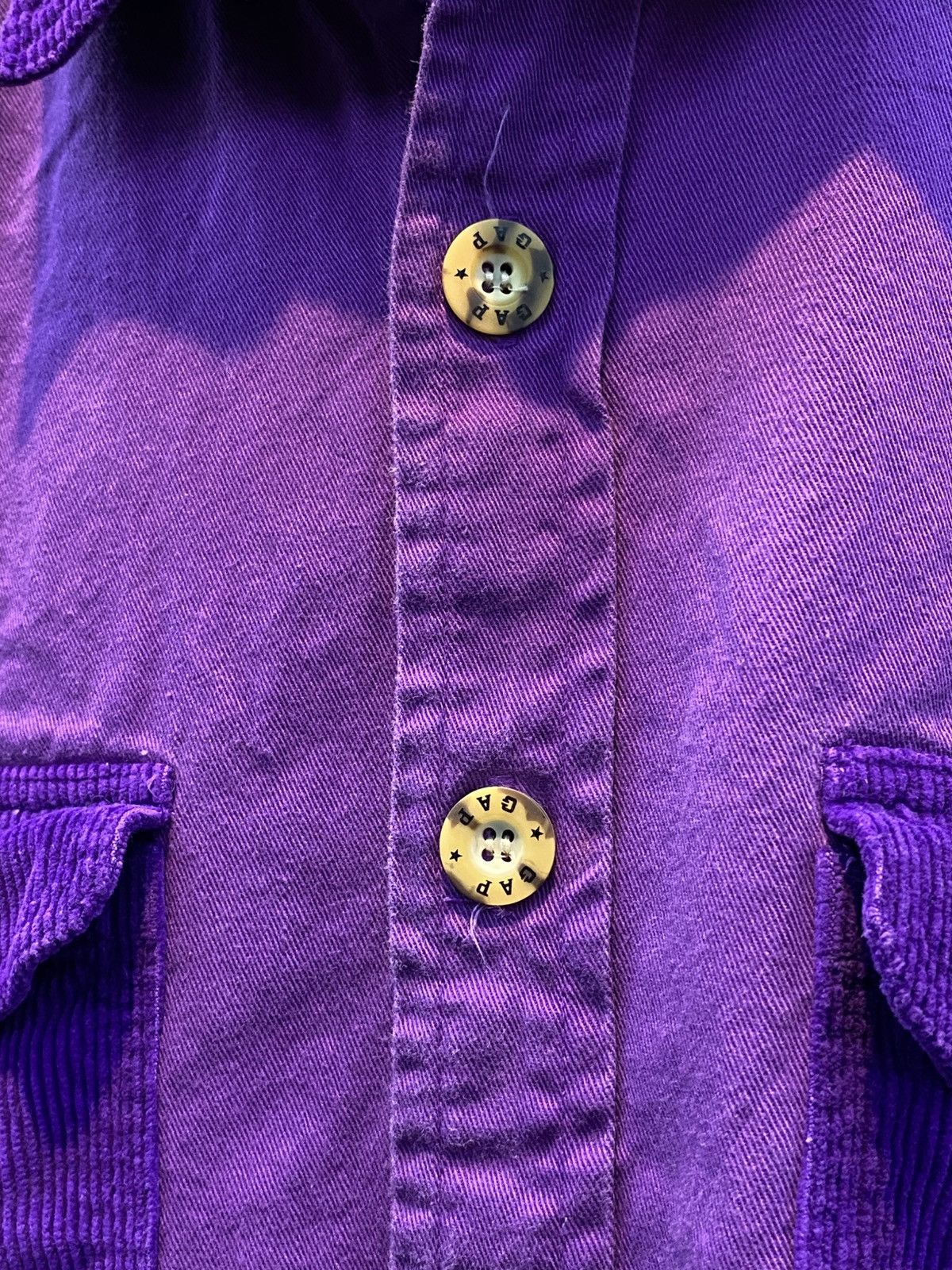 Designer × Gap × Vintage Vintage Gap 90s button shirt corduroy Size US L / EU 52-54 / 3 - 4 Thumbnail
