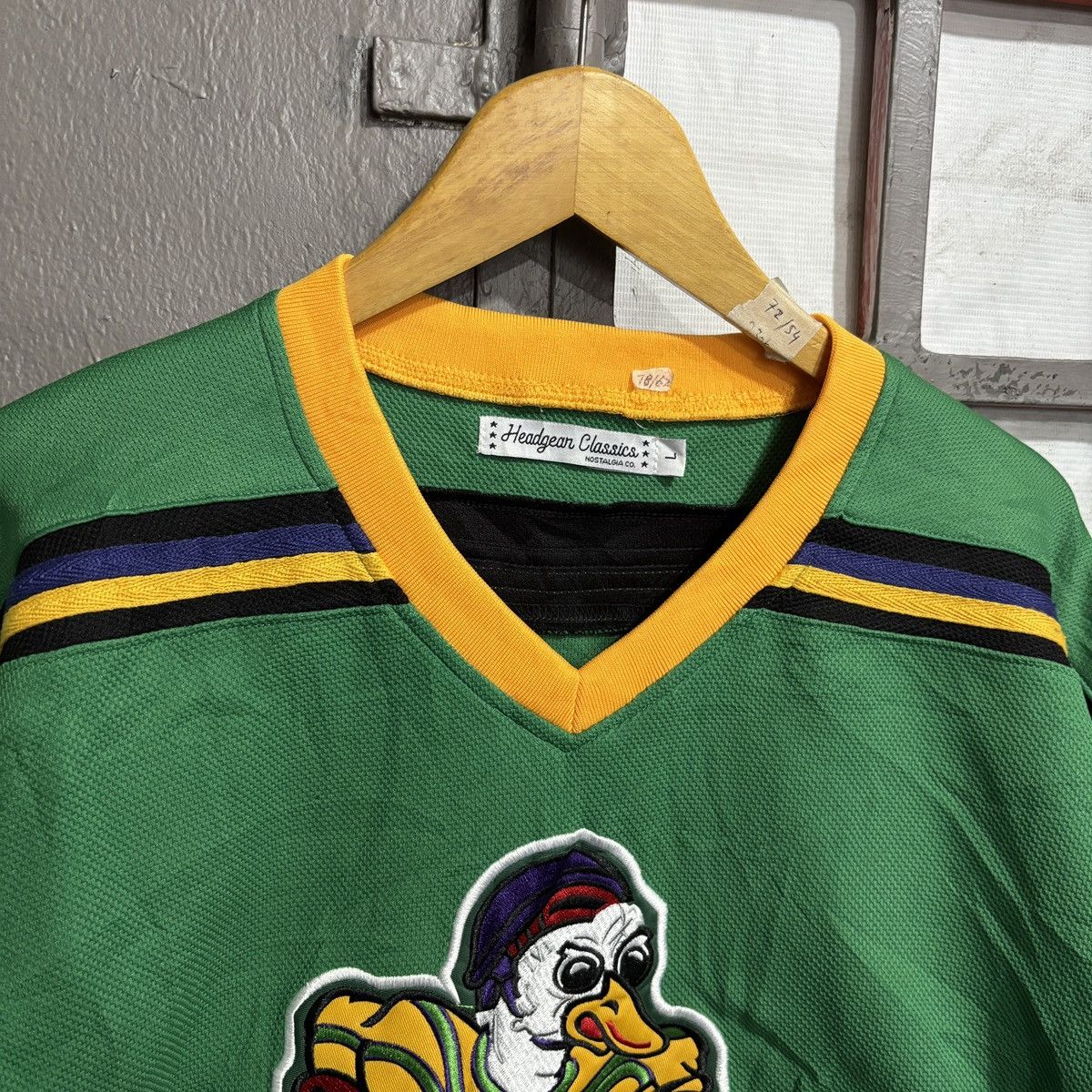 Japanese Brand GOLDBERG From The Mighty Ducks Movie Jersey Hockey Jersey Size US XL / EU 56 / 4 - 10 Thumbnail