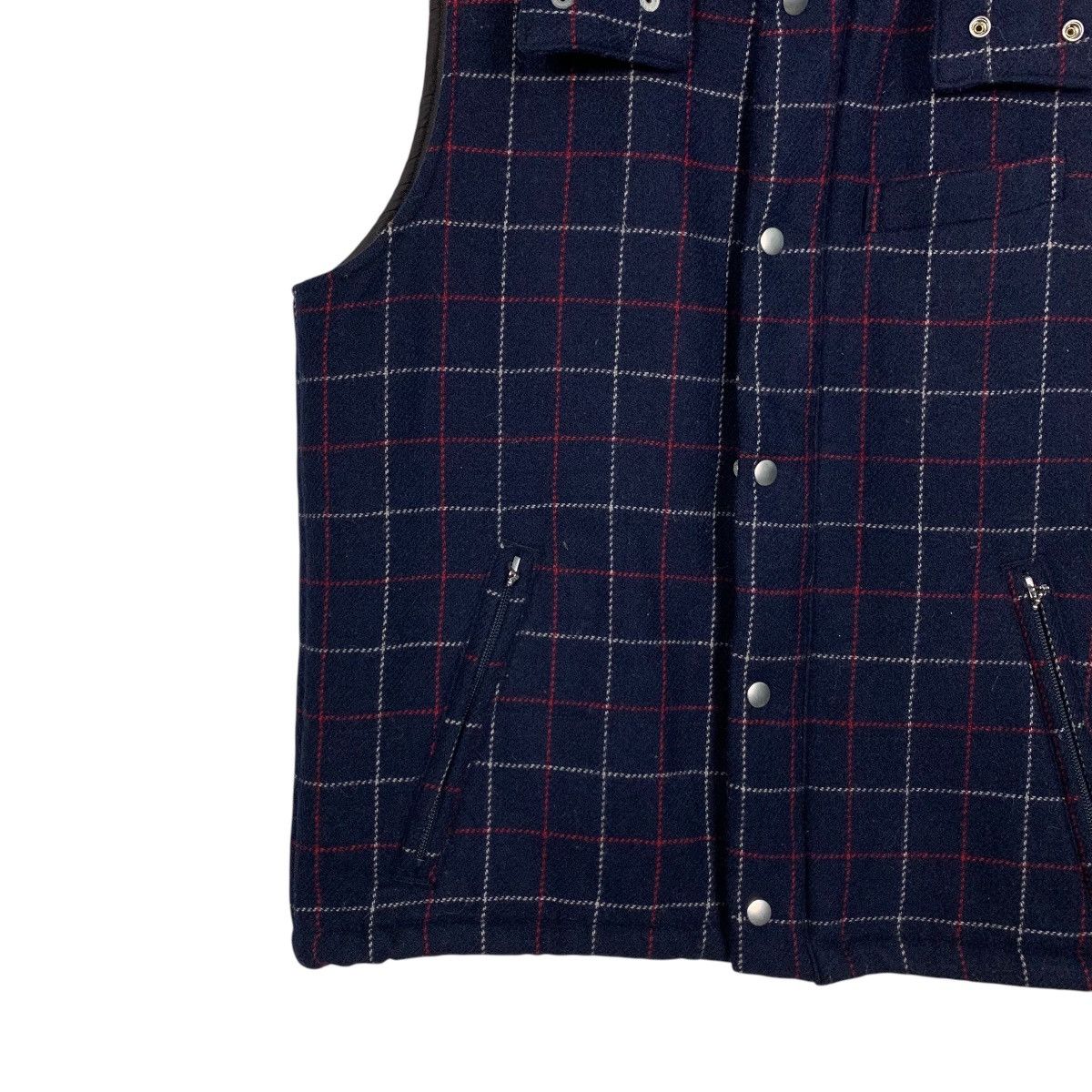STILL BY HAND STILL BY HAND Checked Puffer Hooded Vest #2796-C126 Size US S / EU 44-46 / 1 - 5 Thumbnail