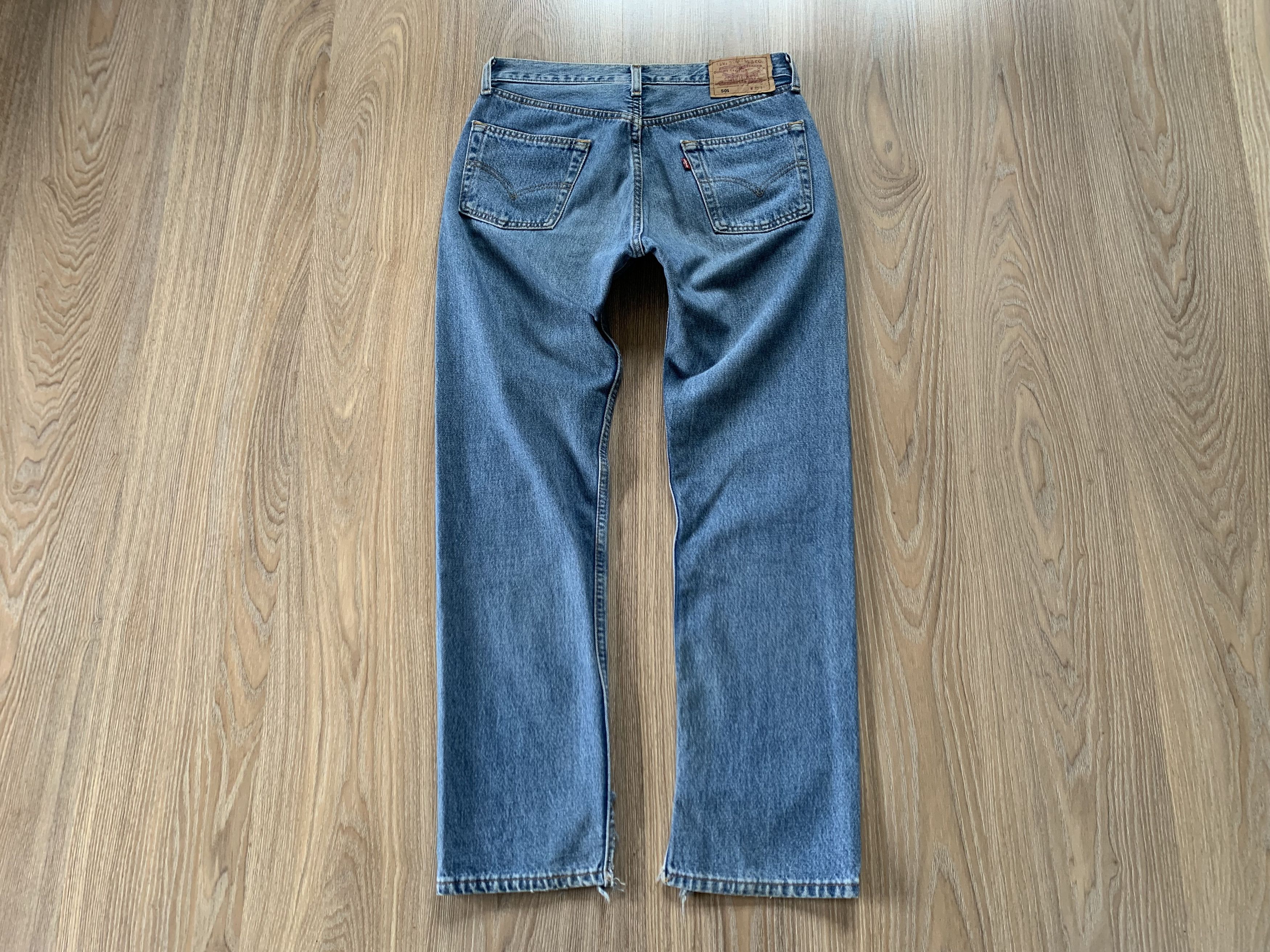 Women’s Levis 501 Blue Denim Jeans