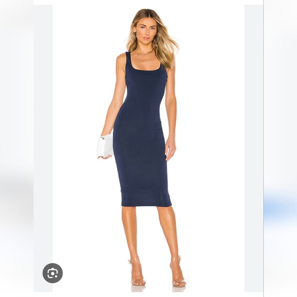 superdown SUPERDOWN | Carlina Square Neck Dress navy Sz SMALL Size S / US 4 / IT 40 - 1 Thumbnail