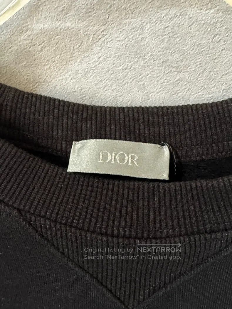 Dior Dior Co-branded logo embroidered logo sweatshirt Size US L / EU 52-54 / 3 - 2 Thumbnail