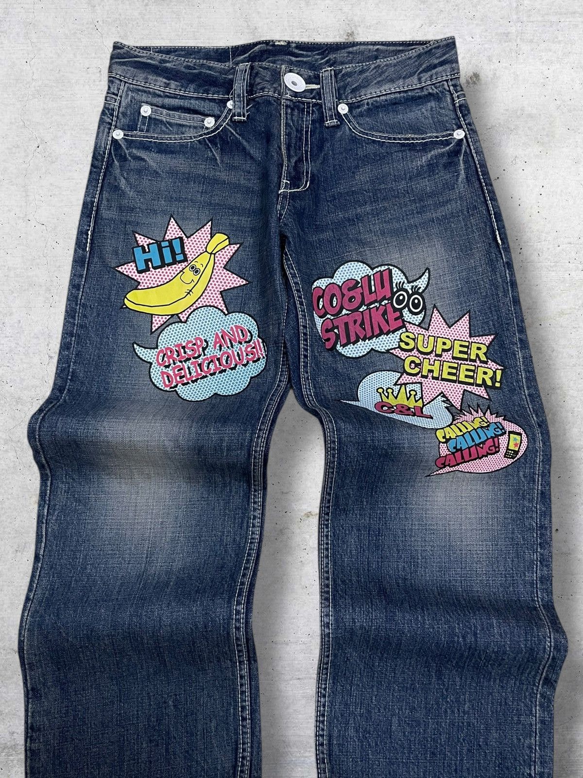 Hysteric Glamour VINTAGE CO & LU RARE JAPAN DESIGNER SPECIAL EDITION DENIM Size US 29 - 6 Thumbnail