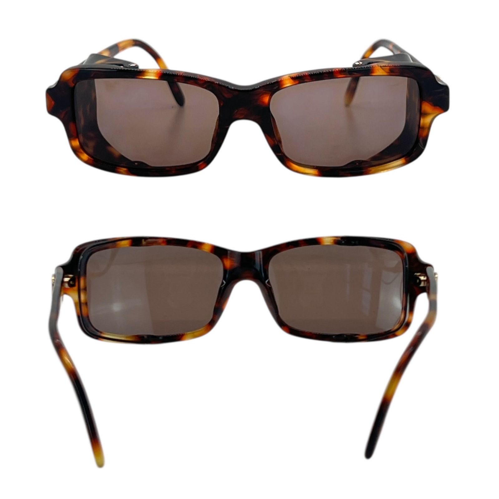Chanel Chanel Tortoise Shell Blinder Sunglasses Size ONE SIZE - 4 Thumbnail
