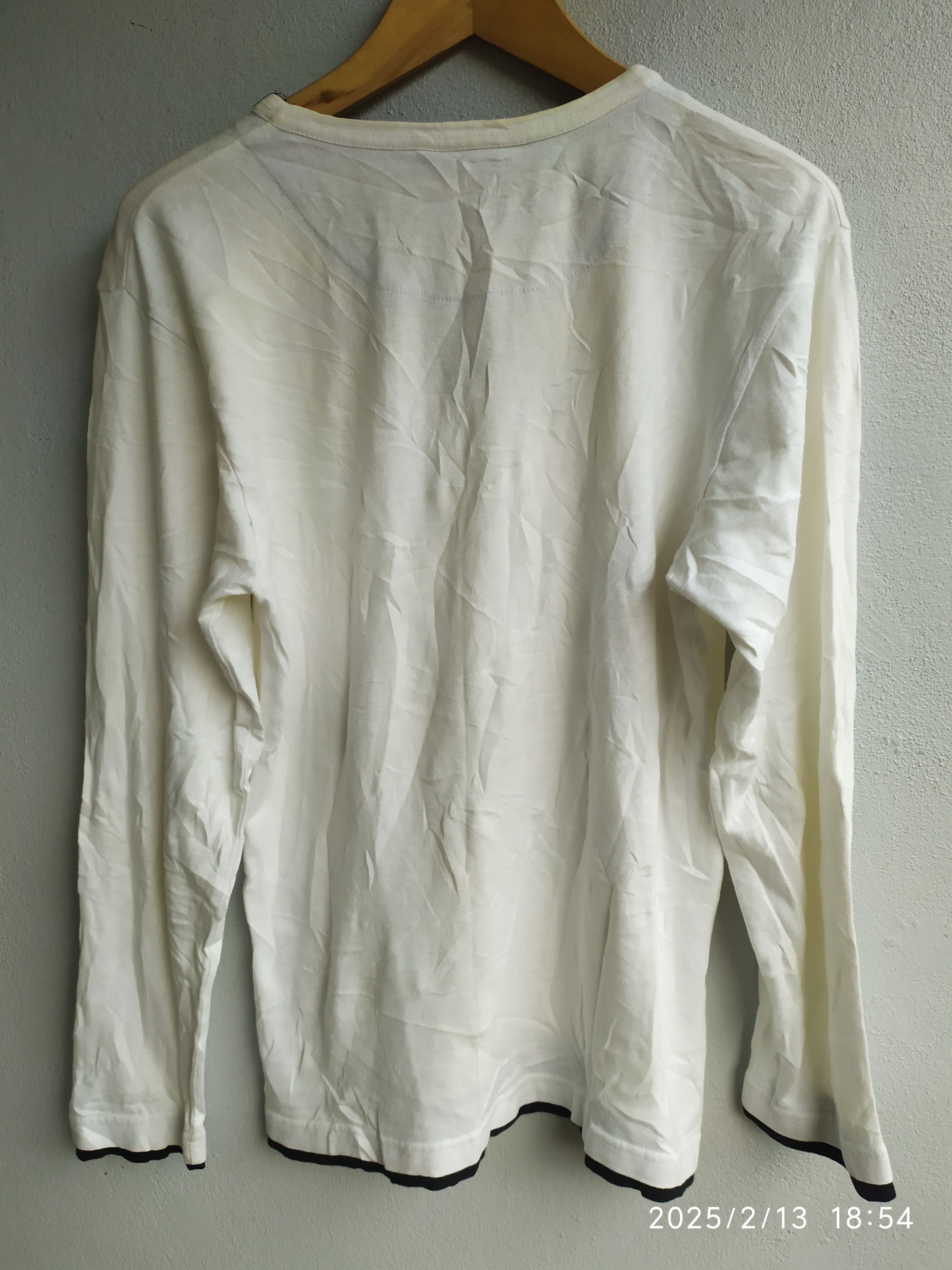 If Six Was Nine × Japanese Brand × Le Grande Bleu (L.G.B.) Y2K VOGON Poem Double Layer LGB Long Sleeve Size US M / EU 48-50 / 2 - 4 Thumbnail