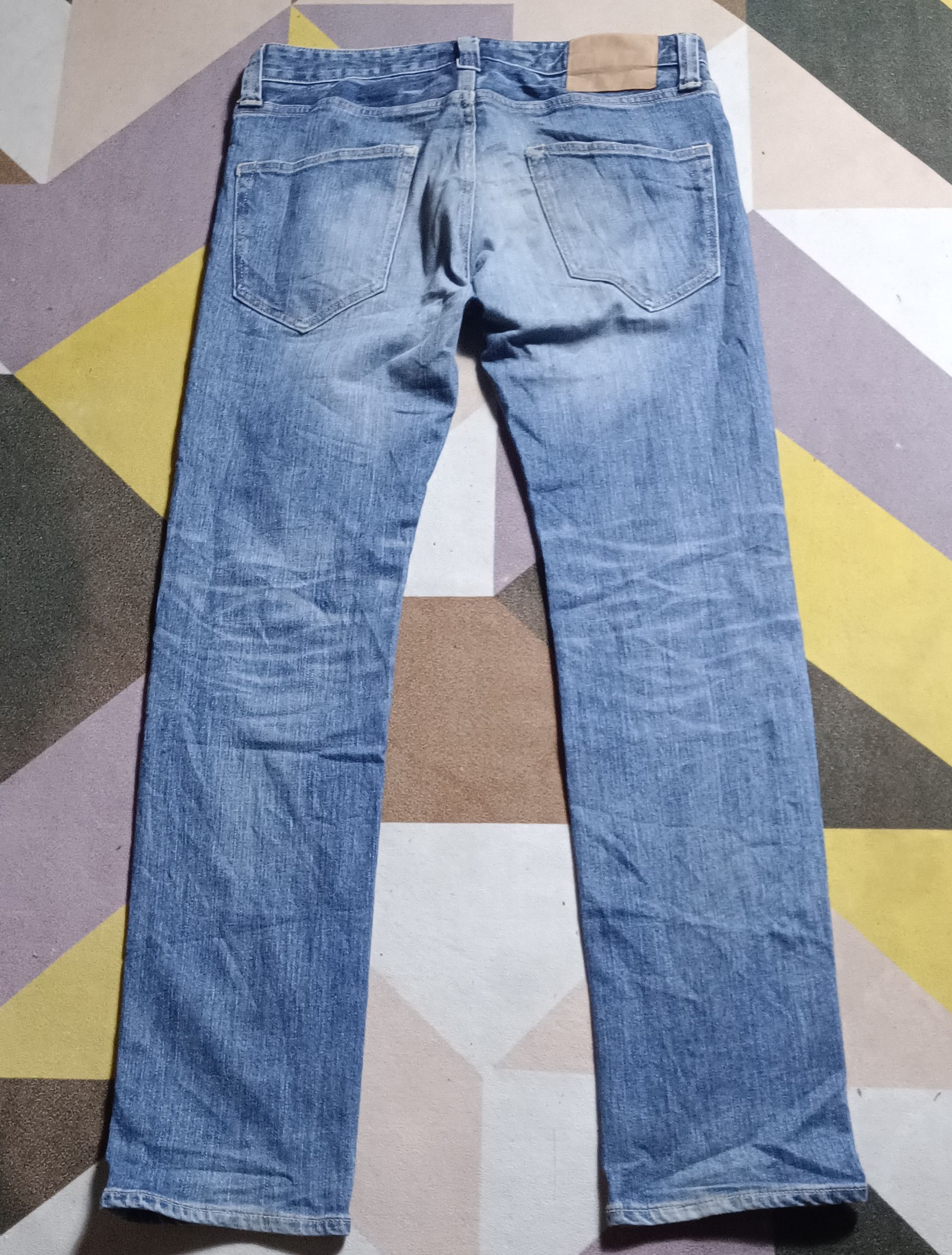 Le Grande Bleu (L.G.B.) Quadro Medio Japan Denim Jeans Size US 32 / EU 48 - 2 Thumbnail