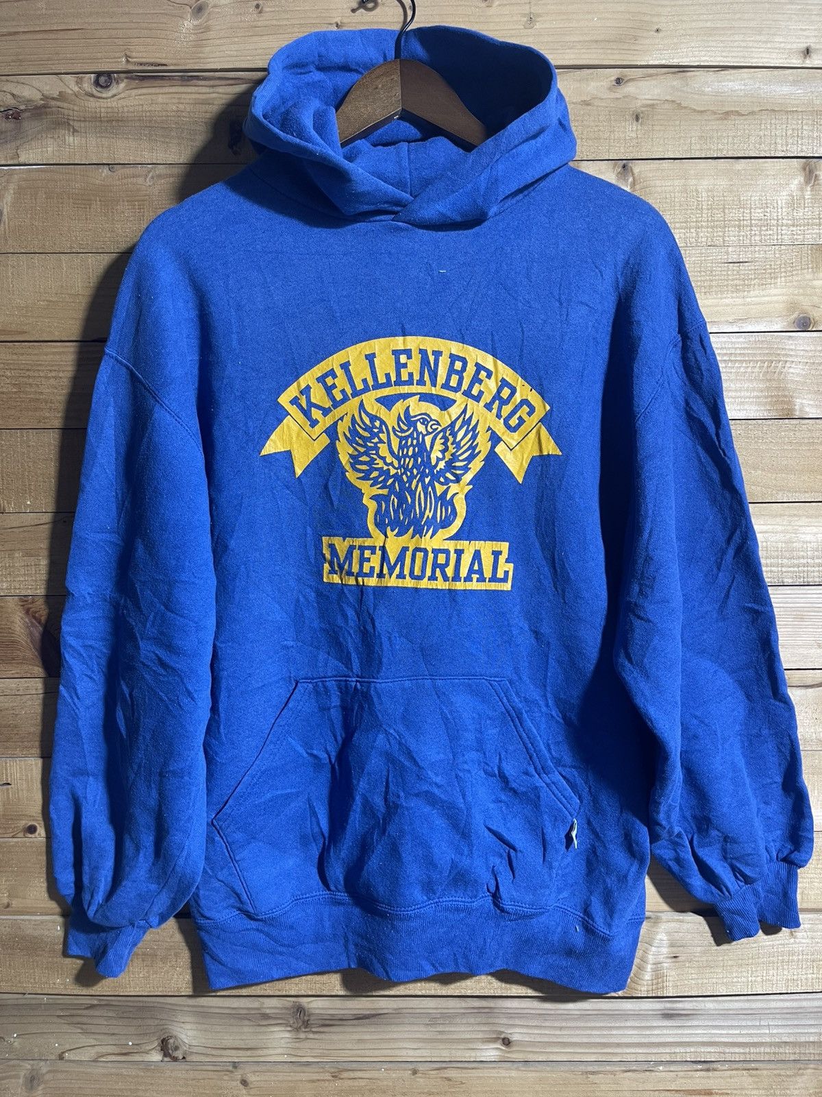 Russell Athletic Vintage kellenberg memorial hoodie Size US L / EU 52-54 / 3 - 3 Thumbnail