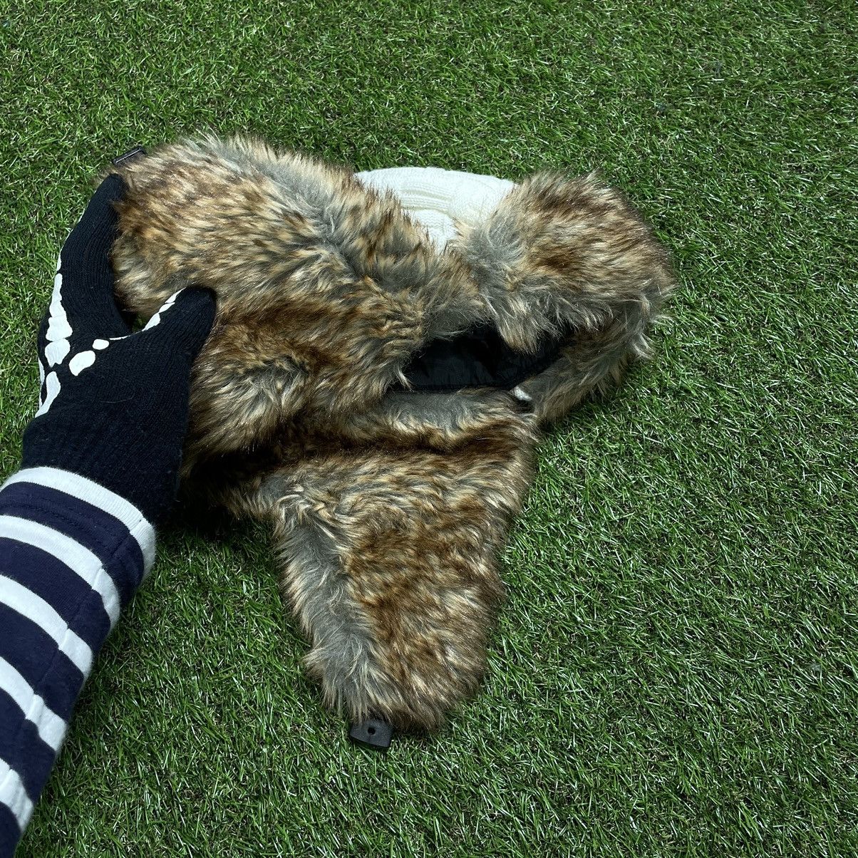 Vintage Vintage Y2K Fuzzy Beanie Alt Grunge Ushanka Mohair Baggy OS Size ONE SIZE - 2 Thumbnail