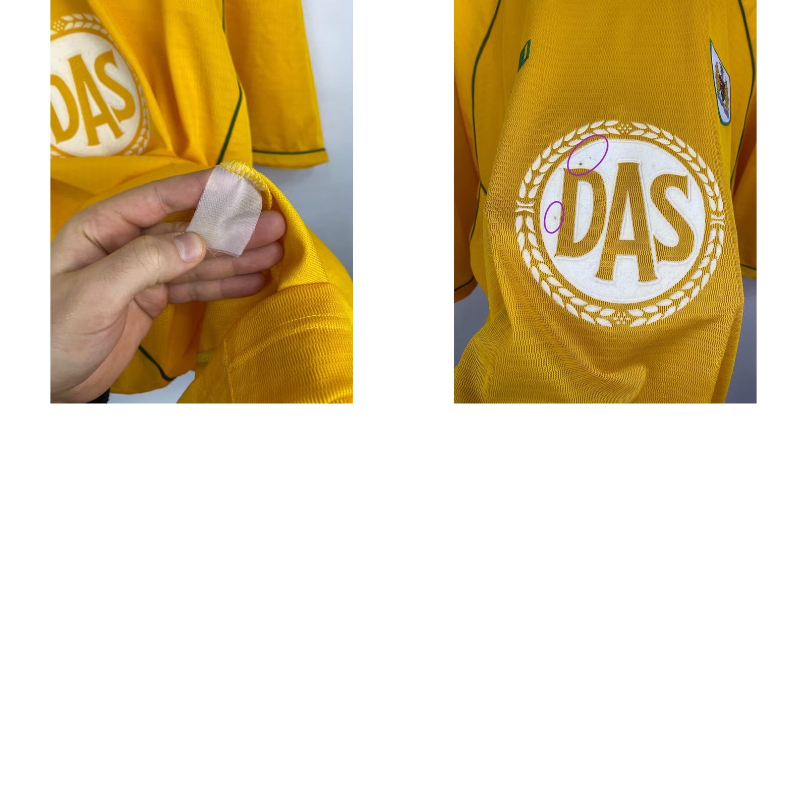 Etro VINTAGE Bristol City Soccer Jersey TFG Yellow 90s XXL Mens Short Sleeve Shirt Retro 2XL/3XL Size US XXL / EU 58 / 5 - 8 Thumbnail