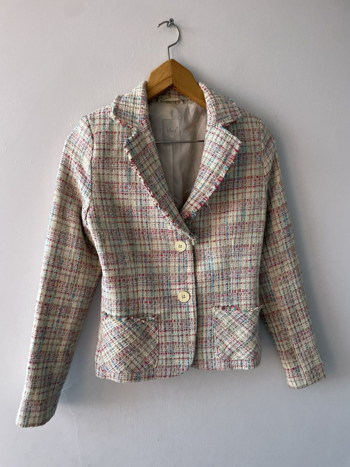 Vintage Vivid blazer Size S / US 4 / IT 40 - 11 Thumbnail
