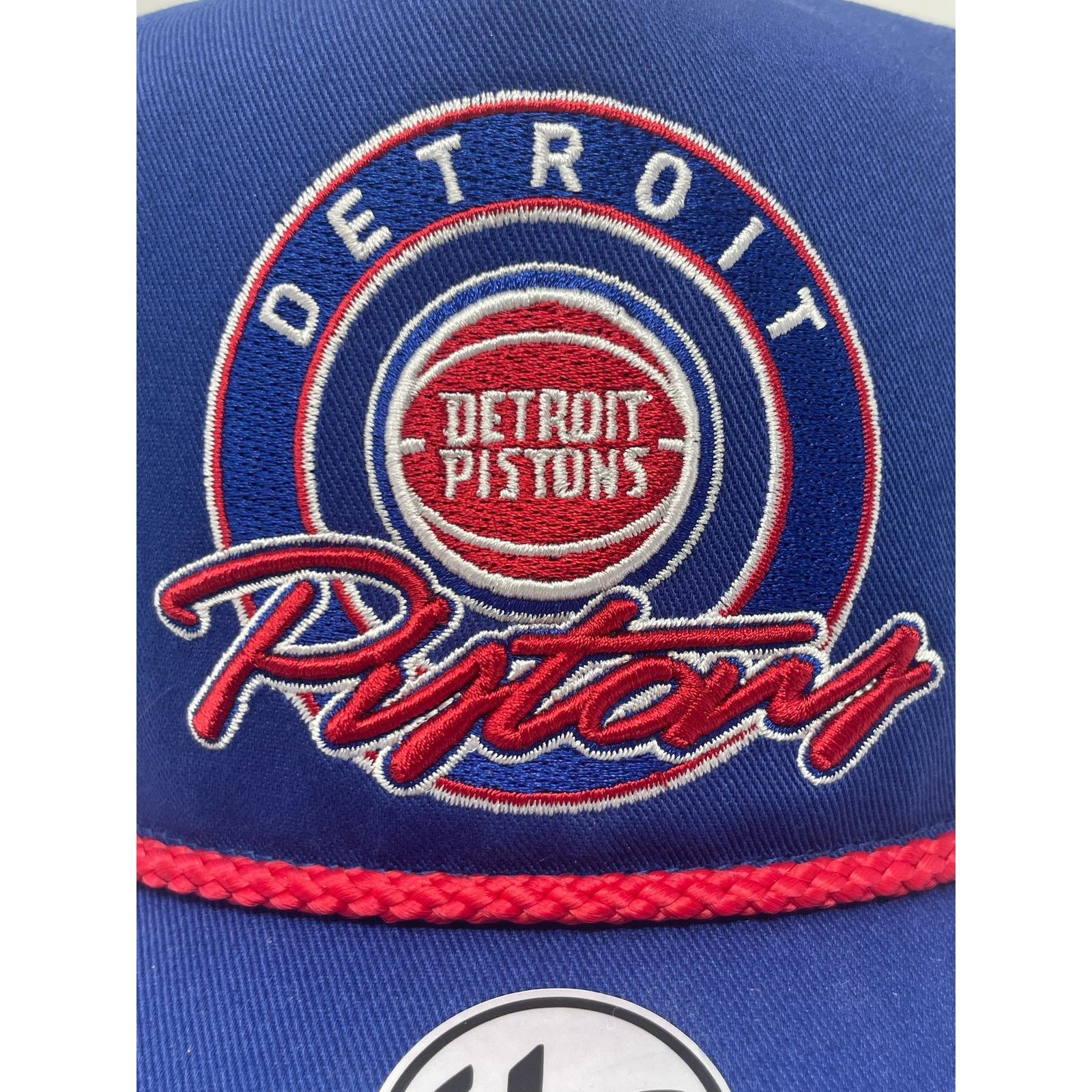 47 Brand Detroit Pistons Royal Ring Tone Snapback Adjustable Hat NEW Size ONE SIZE - 2 Thumbnail