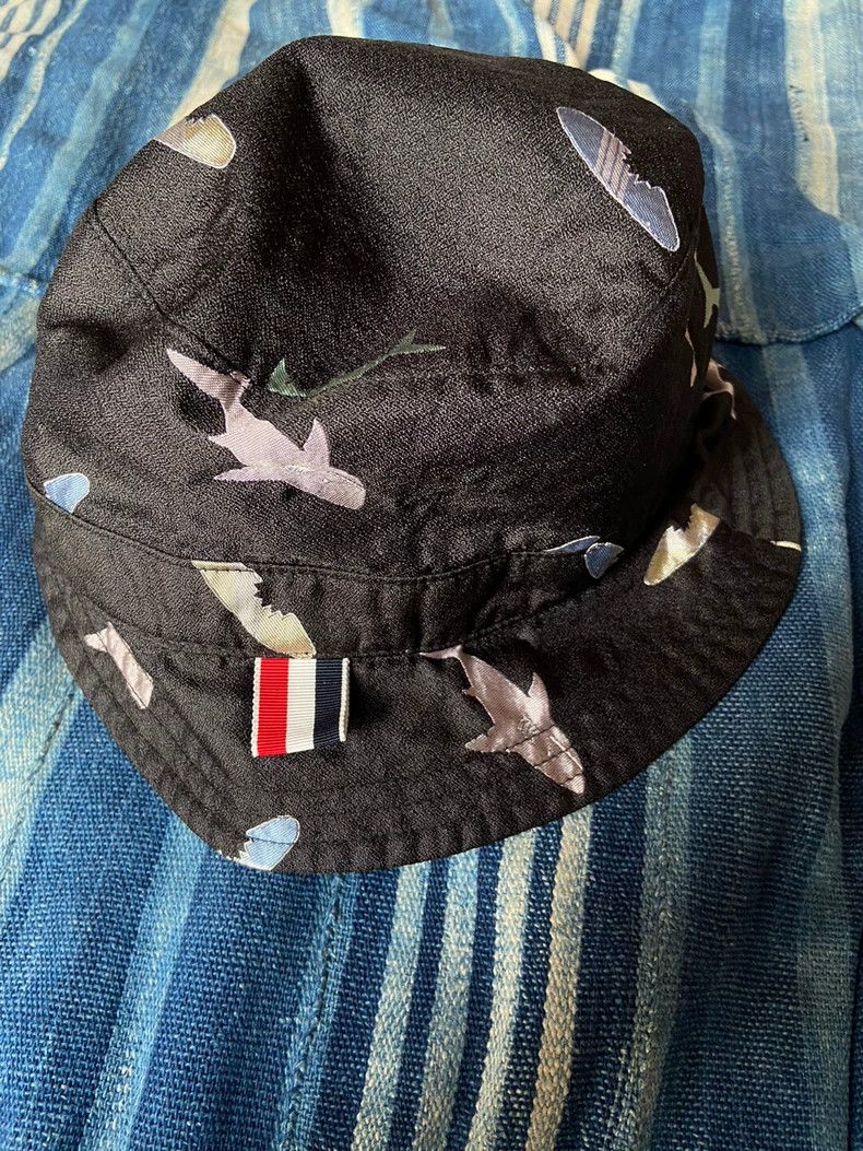 Thom Browne Thom Browne size:S Shark embroidered fisherman's hat Size ONE SIZE - 1 Thumbnail