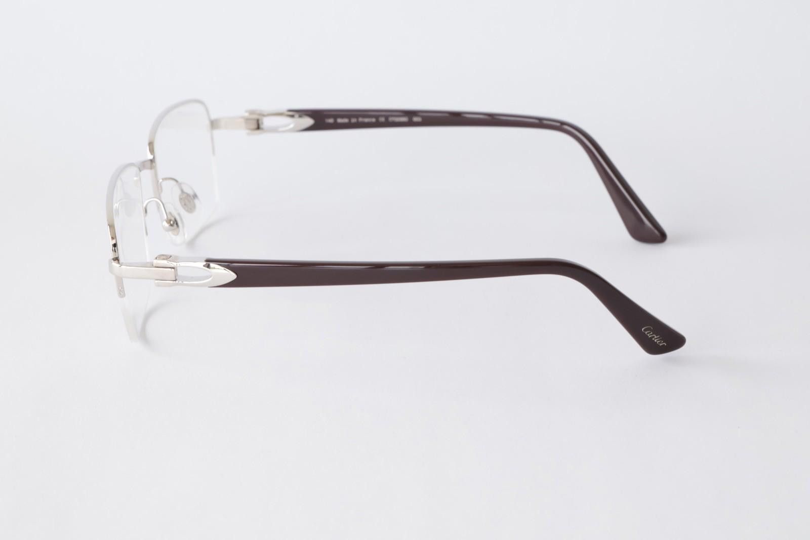 Cartier New Cartier eyewear optical eyeglasses CT0288O 003 silver Size ONE SIZE - 4 Thumbnail
