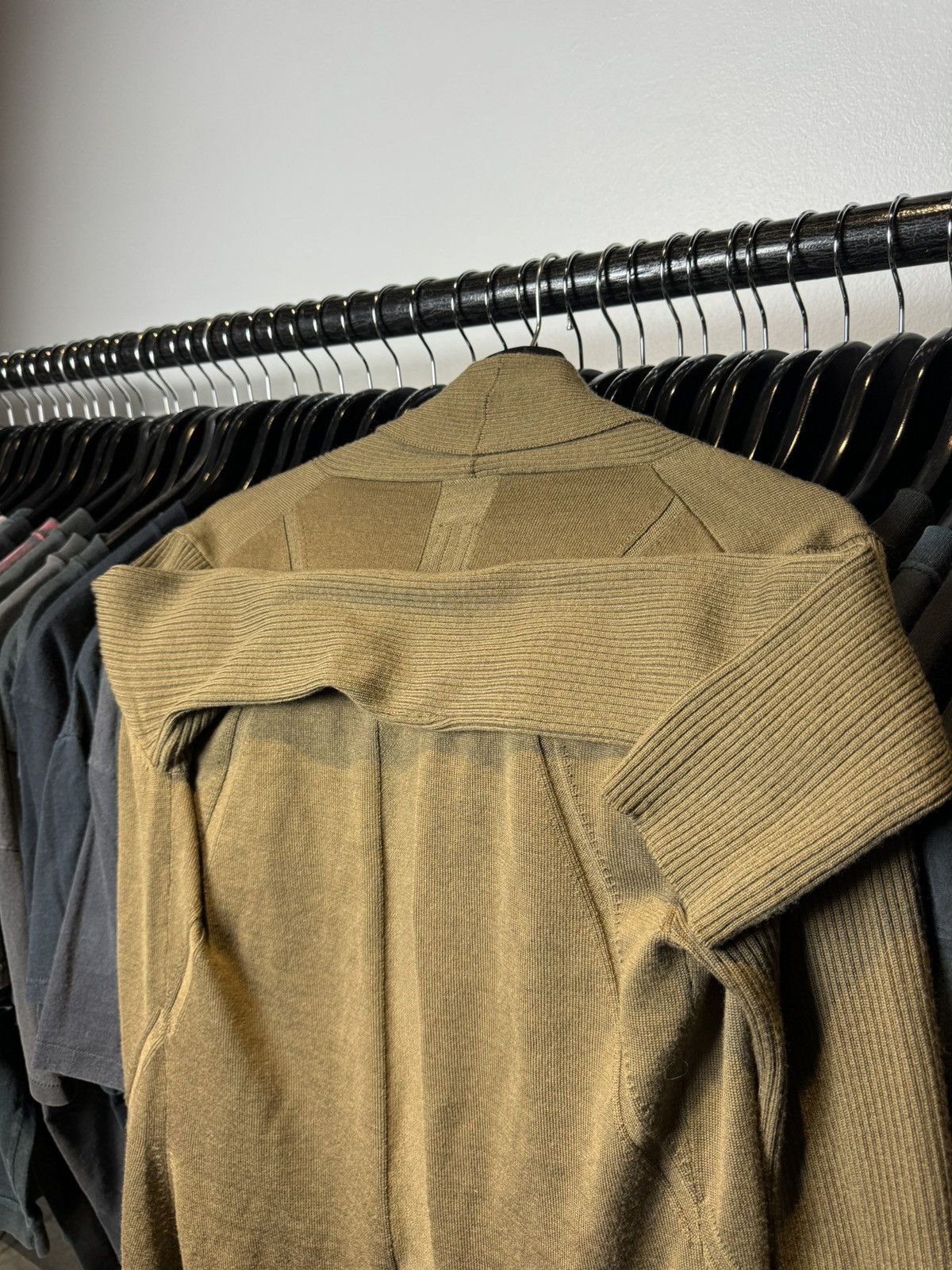 Rick Owens Rick Owen’s Brown Bean Wool Cardigan - Medium Size US M / EU 48-50 / 2 - 9 Thumbnail