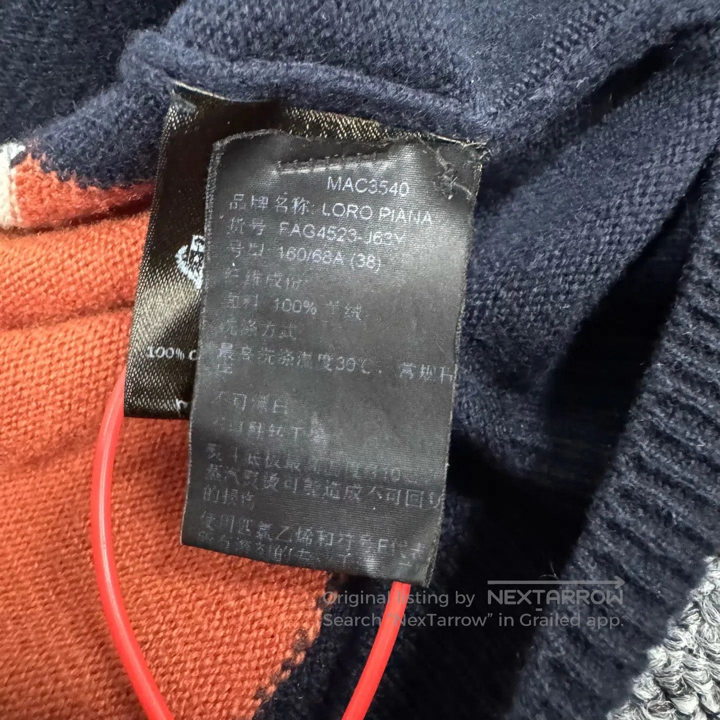 Loro Piana LORO PIANA size 38 Fox and mushroom pattern cashmere knit Size XS / US 0-2 / IT 36-38 - 6 Thumbnail