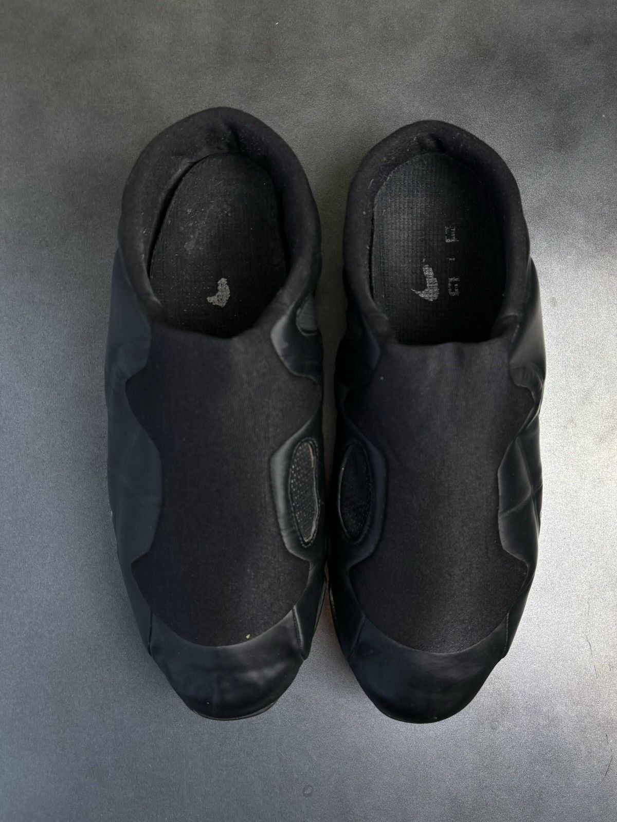 Nike × Vintage OG 2001 Nike Clogposite Mules All Black Vintage Posite Shoes Size US 12 / EU 45 - 5 Thumbnail