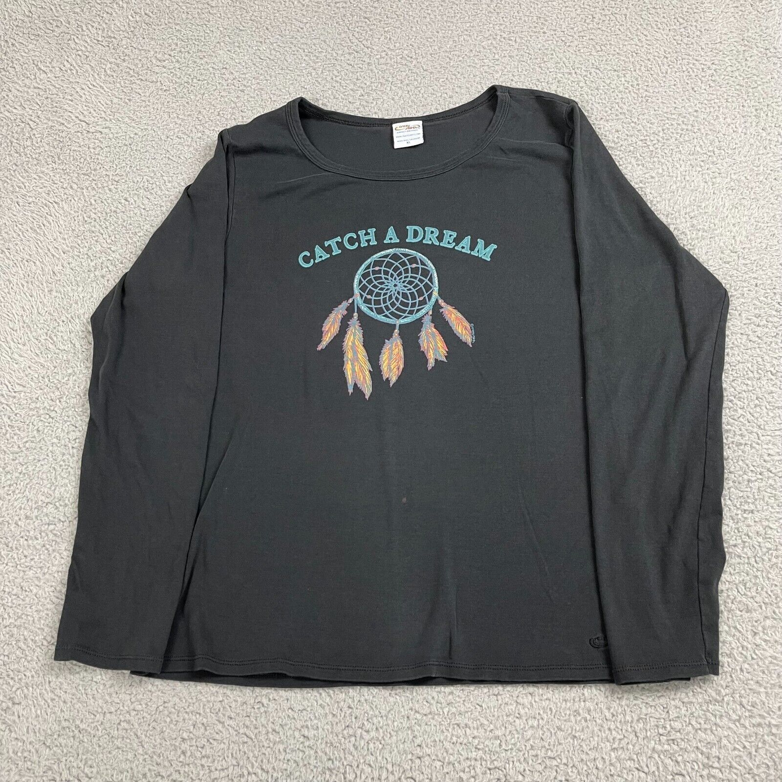 Other Vtg Crazy Shirts Hawaii Catch a Dream Graphics Long Sleeve Size XL / US 12-14 / IT 48-50 - 1 Thumbnail