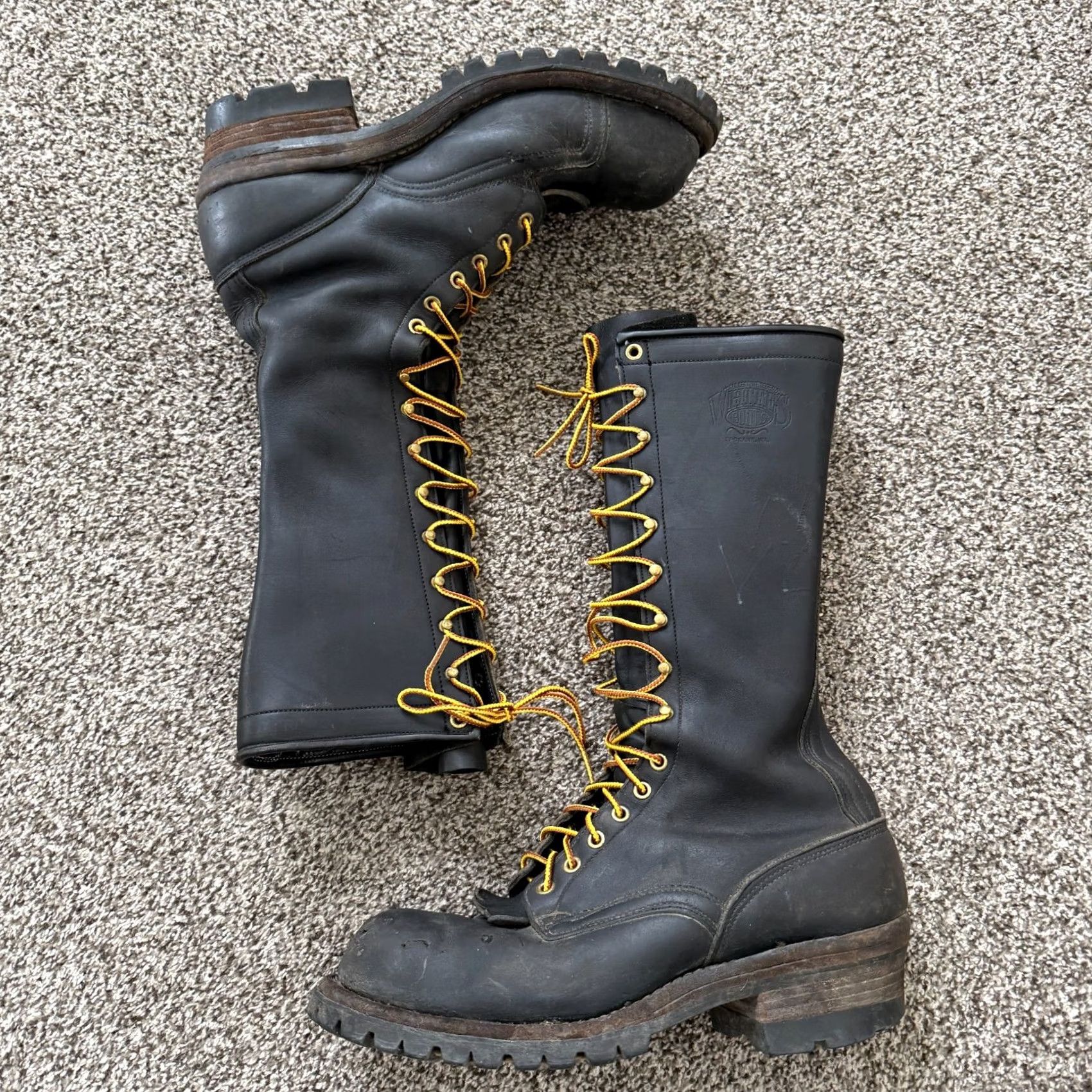 White's Boots White's Original Smokejumper Work Boot Black Men's 11 16" Size US 11 / EU 44 - 2 Thumbnail