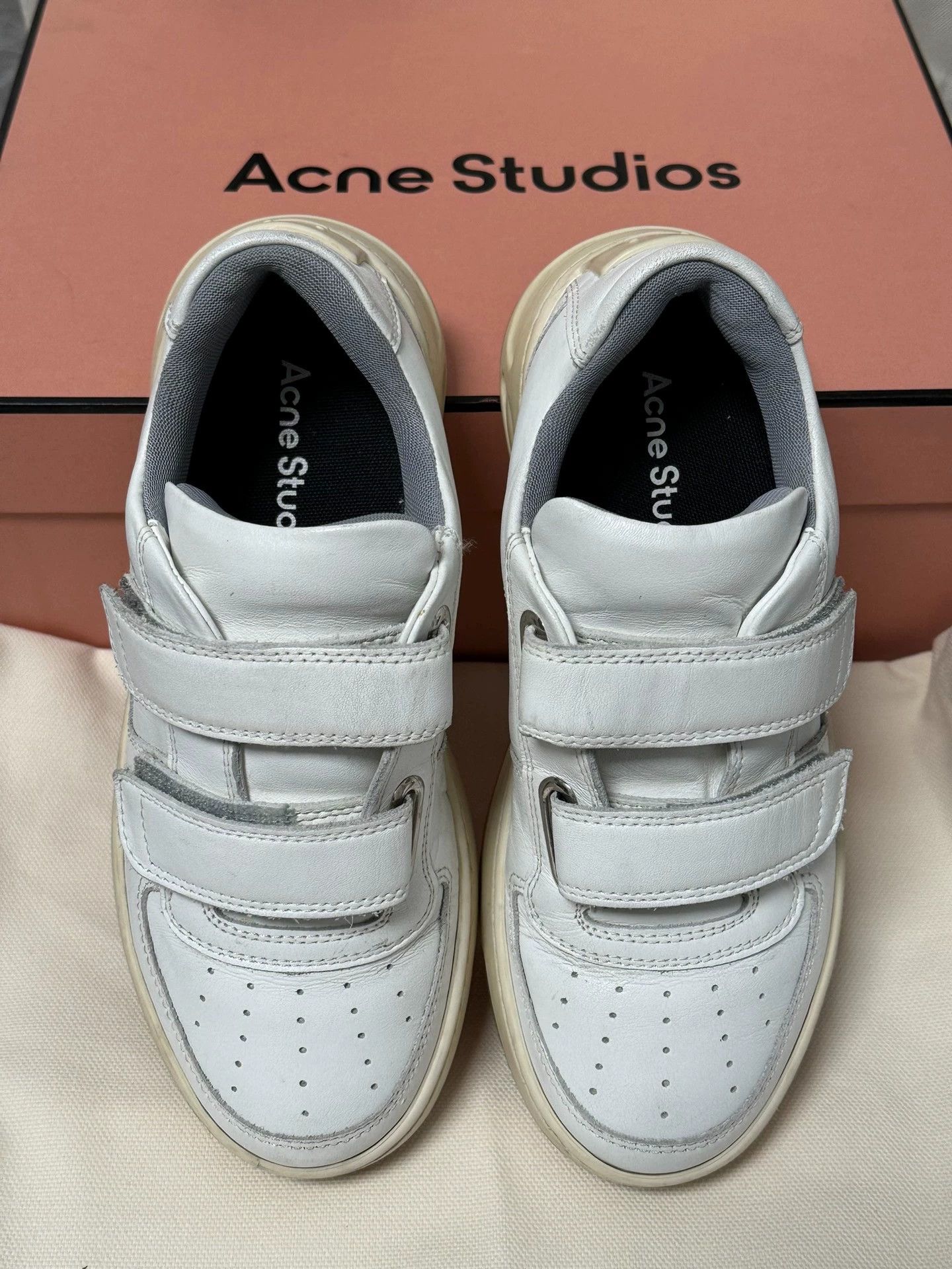 Acne Studios Acne Studios women's white velcro sneakers 35 Size US 4.5 / IT 34.5 - 8 Thumbnail