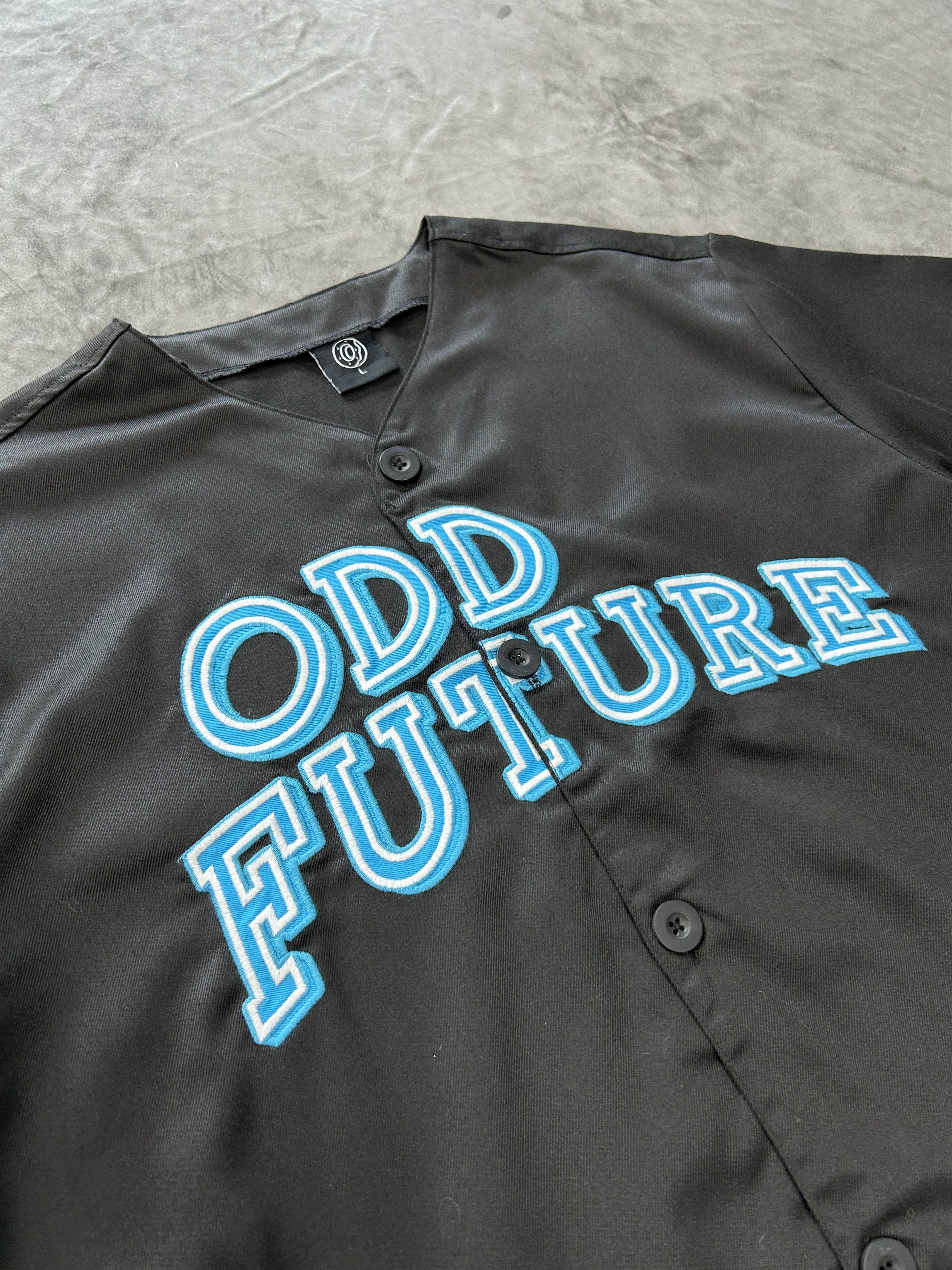Odd Future Rare Odd Future Black Botton Up Baseball Jersey Large Size US L / EU 52-54 / 3 - 3 Thumbnail
