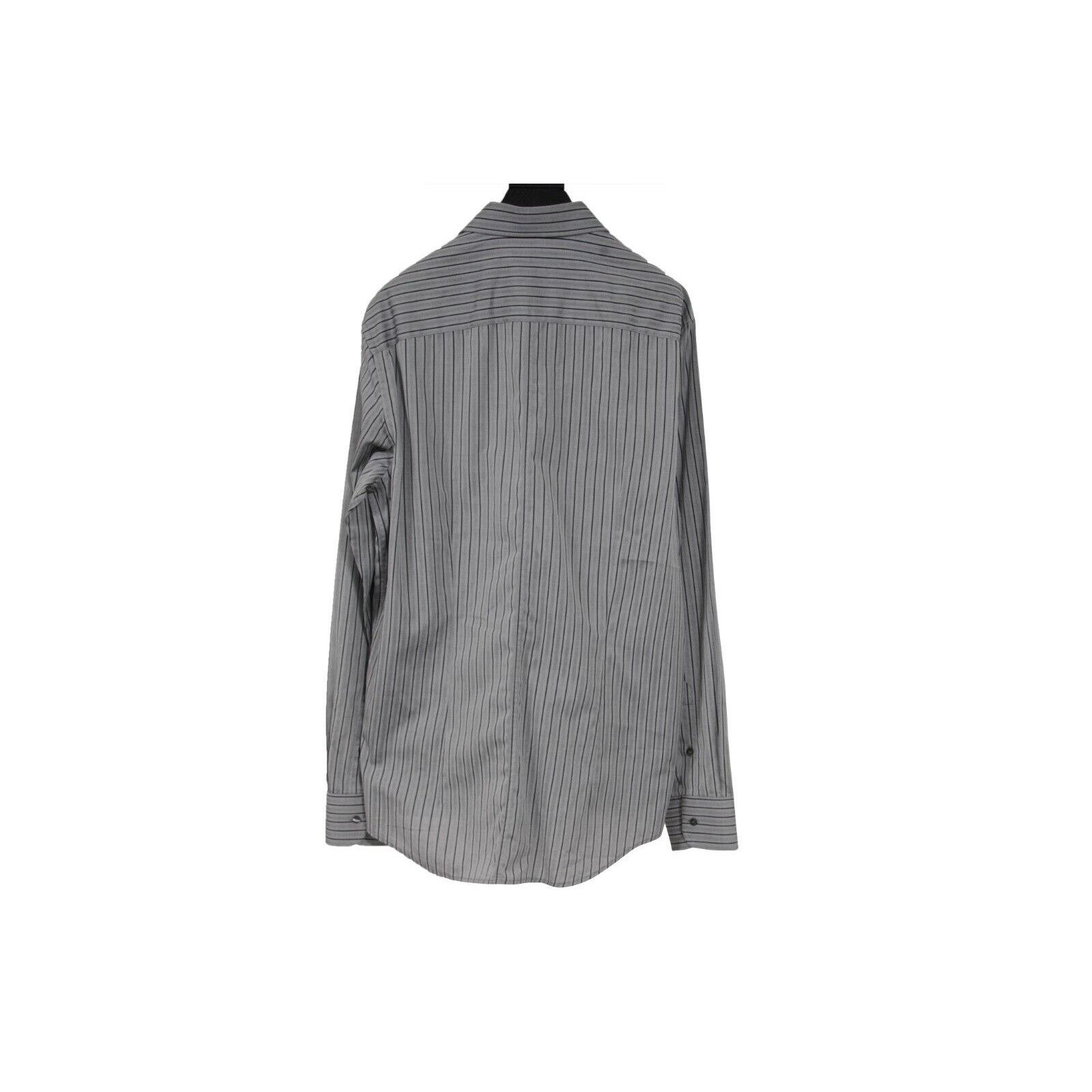 Dolce & Gabbana Martini Striped Button Down Shirt 43 / 17 Size US XL / EU 56 / 4 - 2 Thumbnail