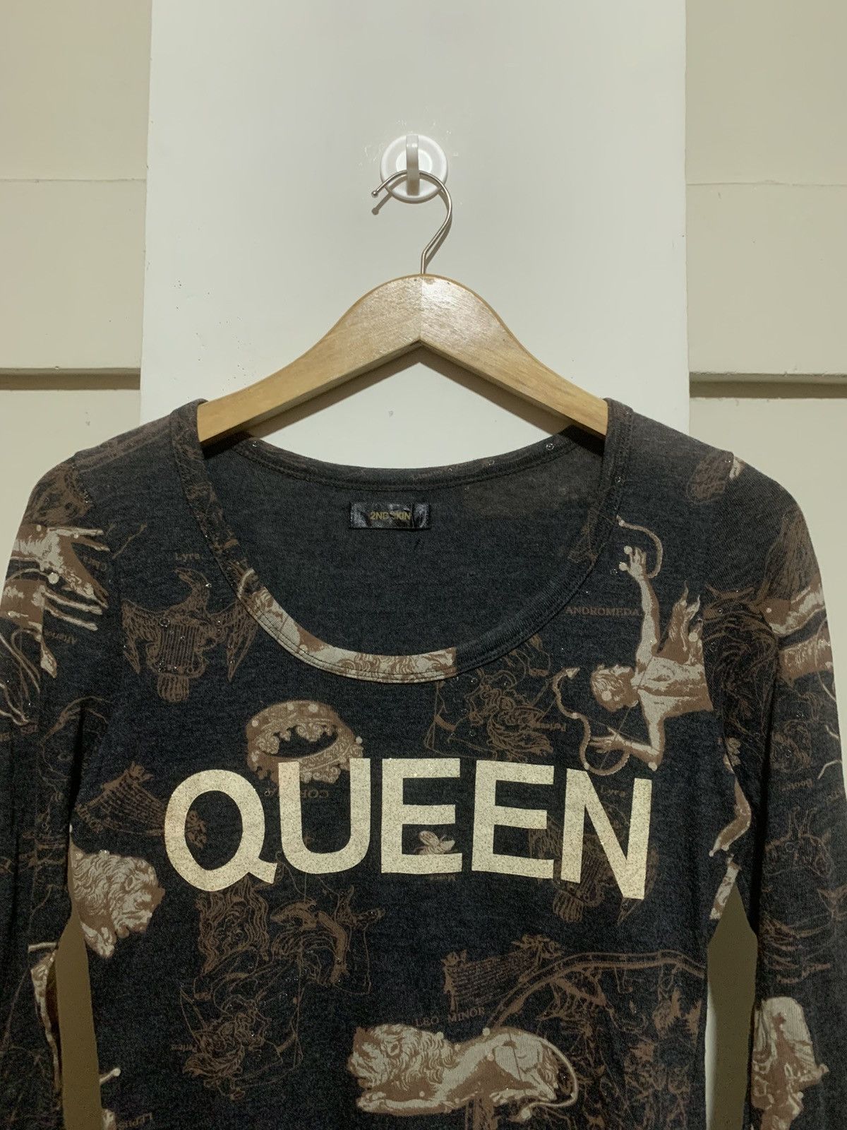 Japanese Brand Japanese 2nd sign AOP Silk Mesh Long Sleeve Tee Size US M / EU 48-50 / 2 - 6 Thumbnail