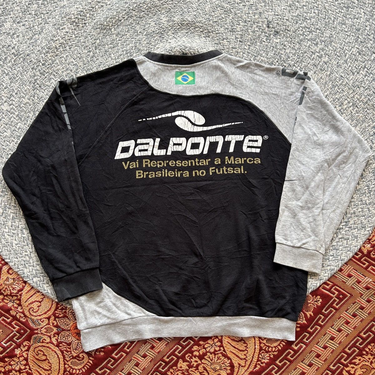 Vintage DALPONTE BRASIL FUTSAL LONG SLEEVE Size US M / EU 48-50 / 2 - 2 Thumbnail