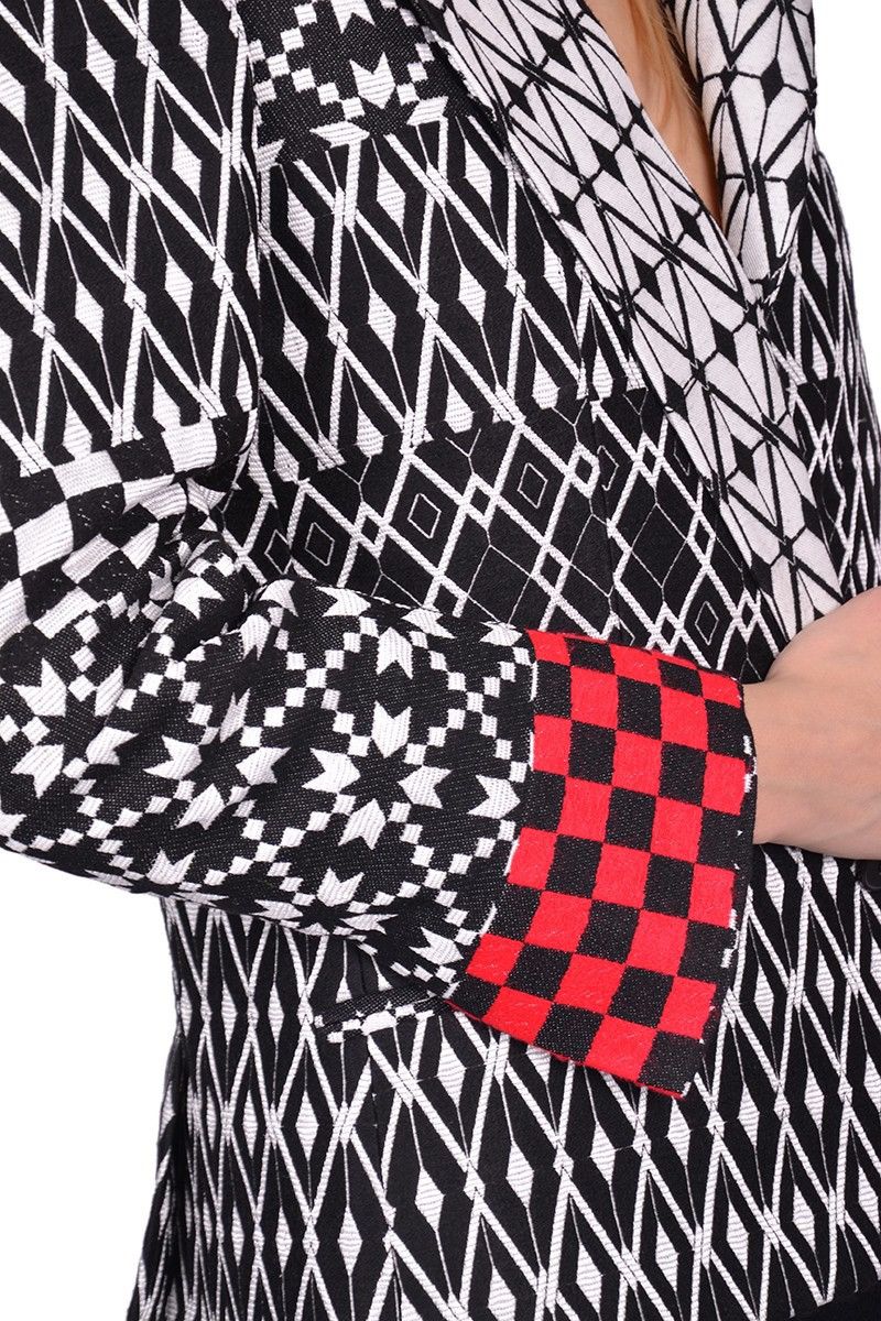 Haider Ackermann Last Size Haider Ackermann Embroidered Pattern Mix Blazer Size XS / US 0-2 / IT 36-38 - 6 Thumbnail