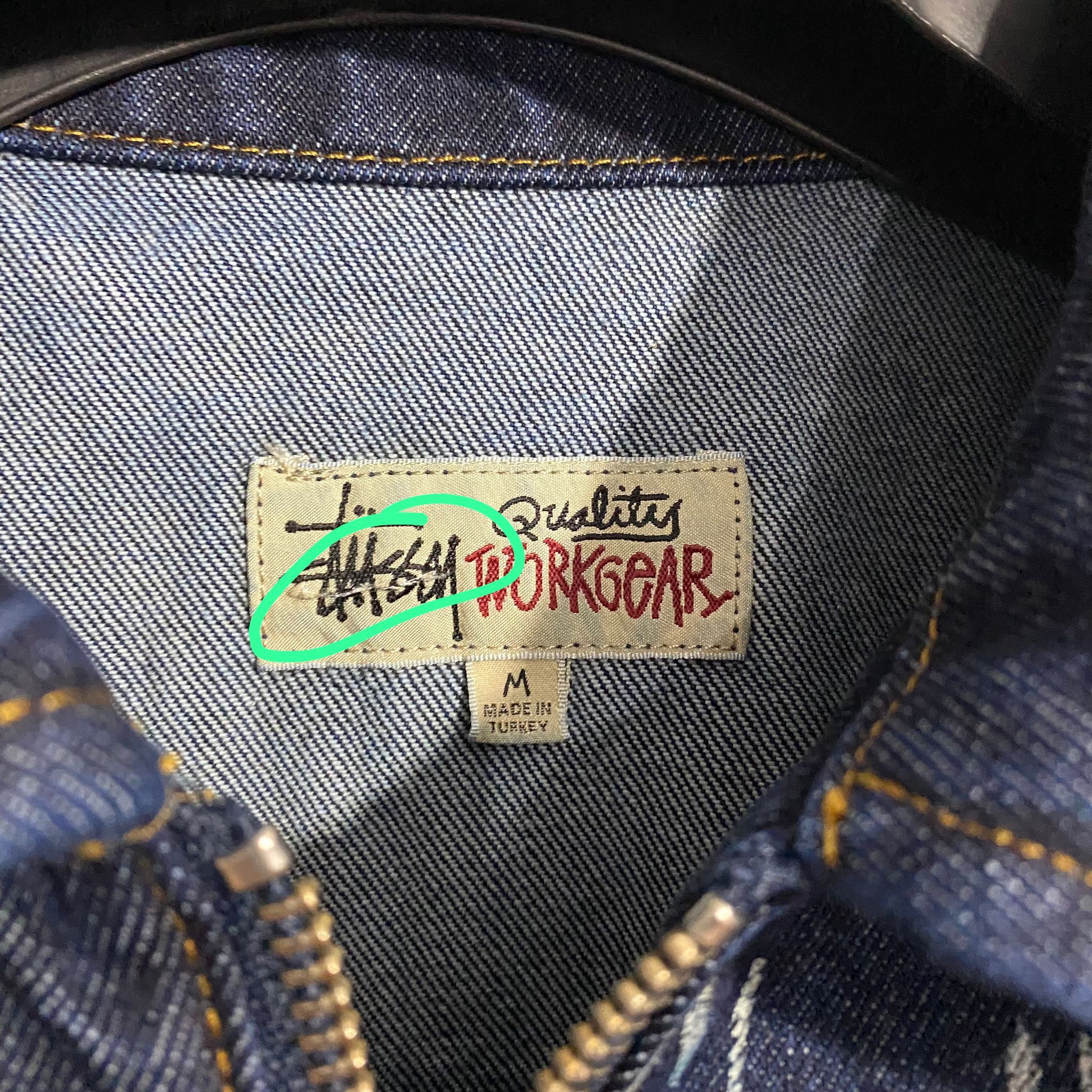 Stussy Zip Work Denim City Link Jacket Size US M / EU 48-50 / 2 - 4 Thumbnail