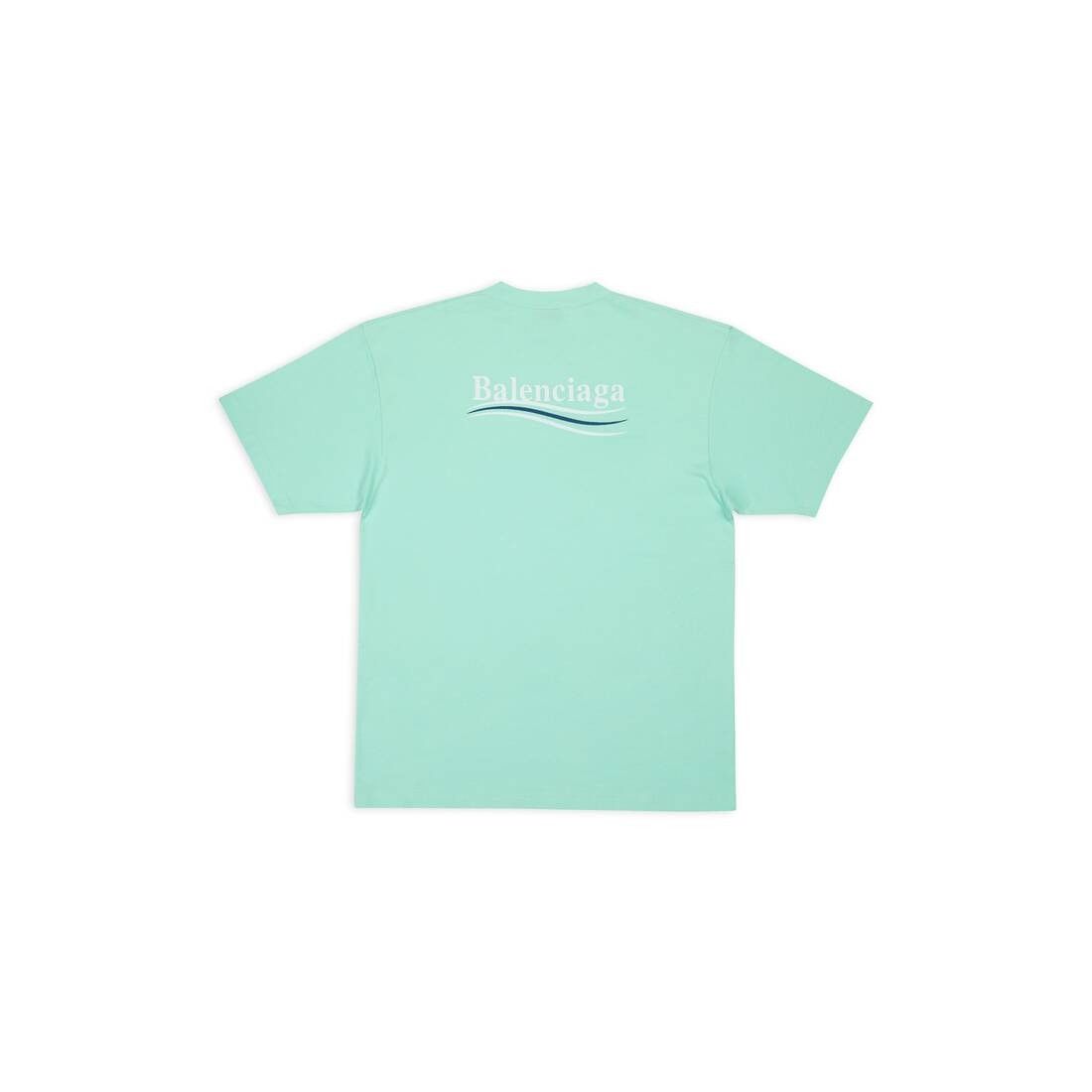 Balenciaga o1bcso1str0525 Political Campaign T-Shirt Large Fit in Mint Size S / US 4 / IT 40 - 5 Thumbnail