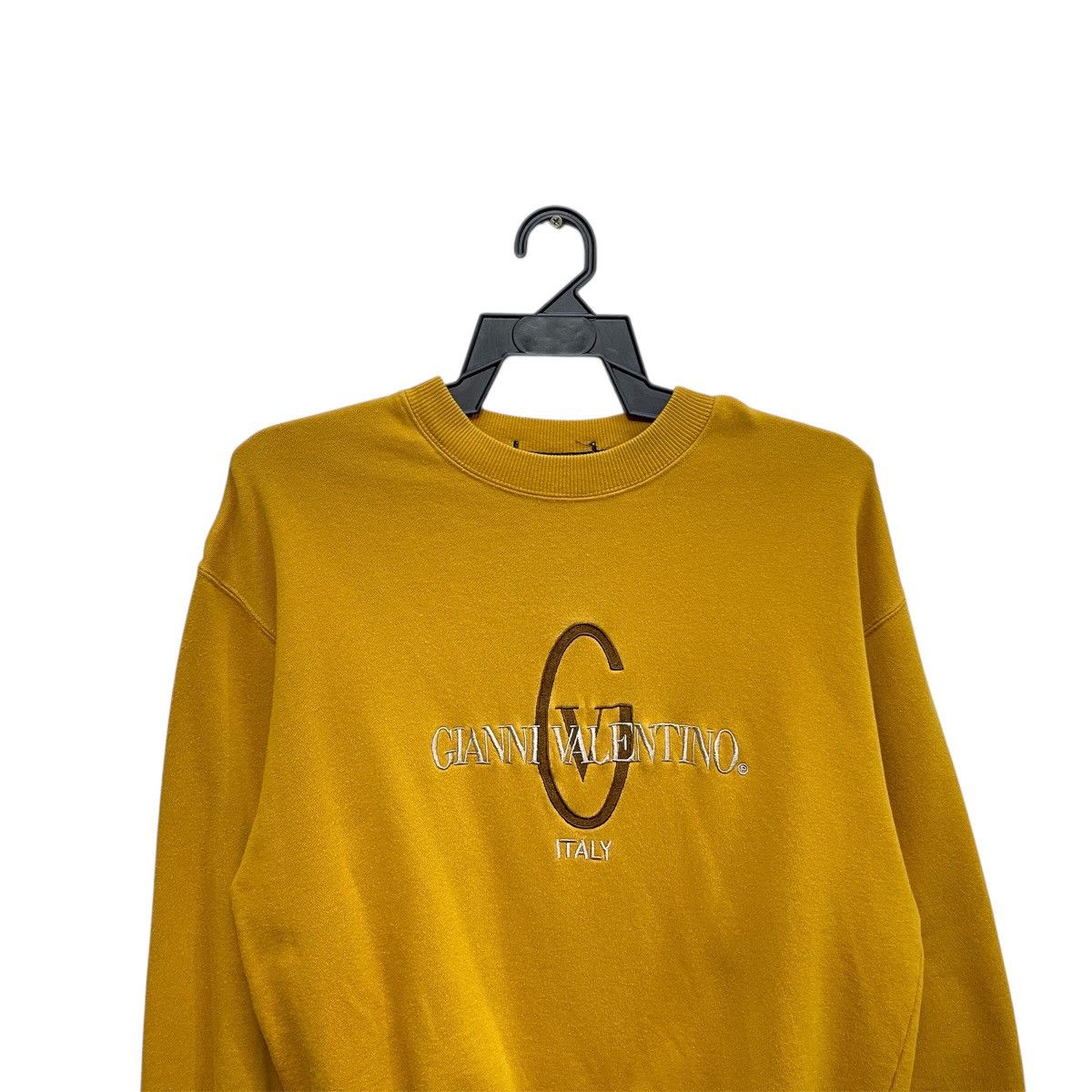 Gianni Valentino × Valentino × Vintage Vintage gianni valentino sweatshirt big logo embroidery rare Size US M / EU 48-50 / 2 - 2 Thumbnail