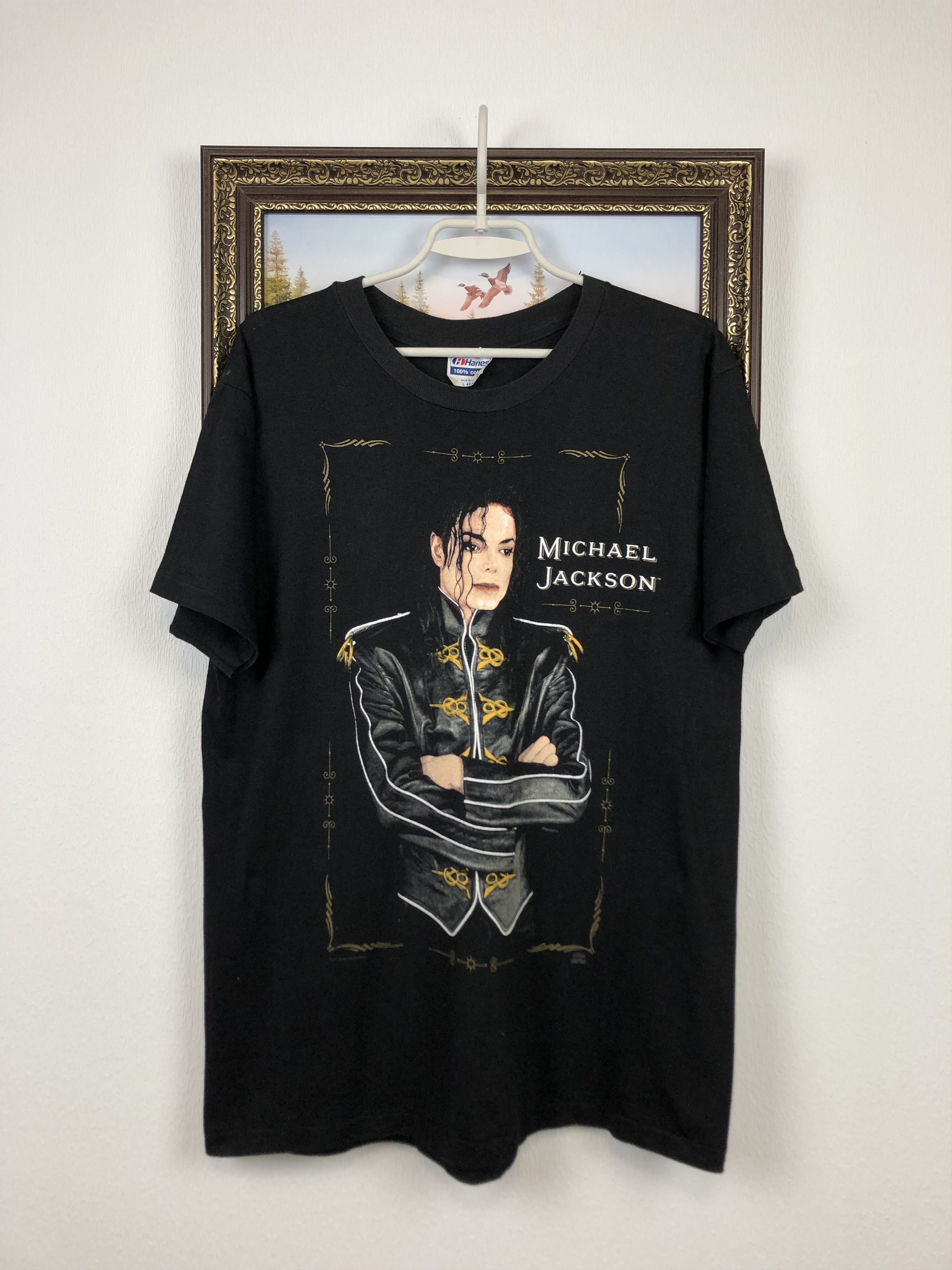 Band Tees Vintage 1992 Michael Jackson Dangerous Tee King Of Pop Rare Size US L / EU 52-54 / 3 - 1 Thumbnail