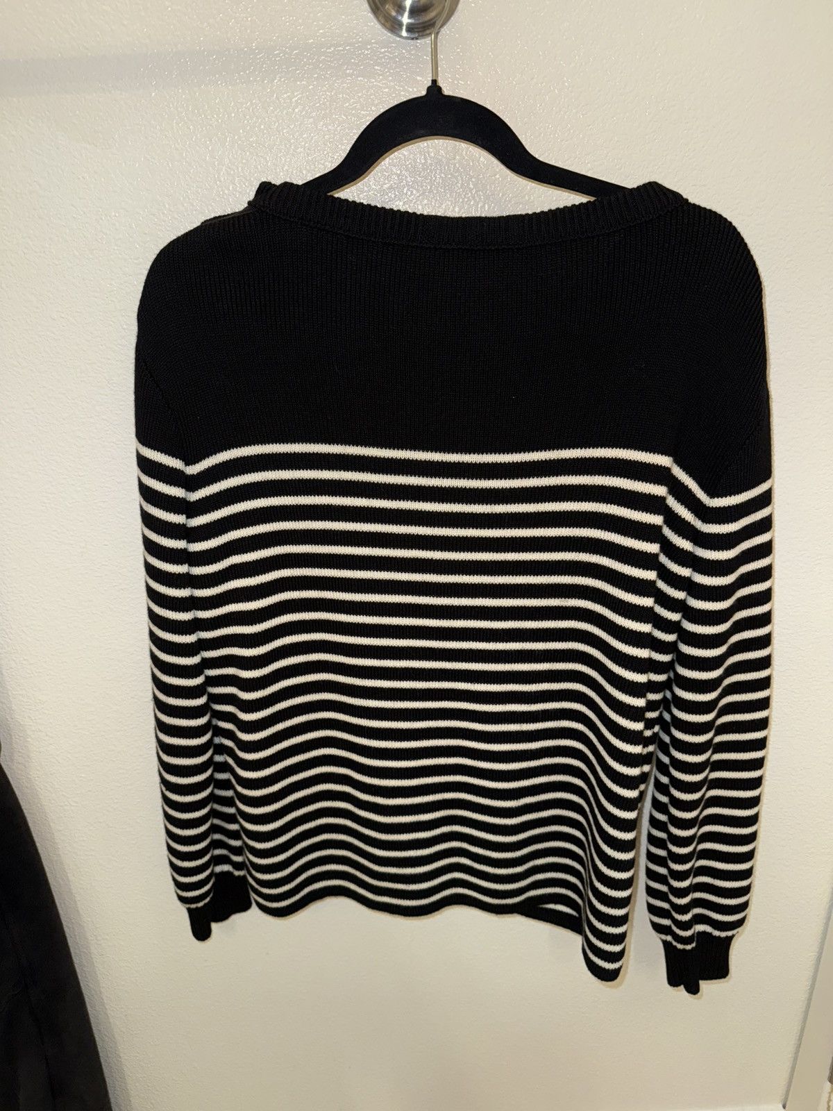 Saint Laurent Paris Saint Laurent Stripped Jumper (hedi) Size US M / EU 48-50 / 2 - 3 Thumbnail